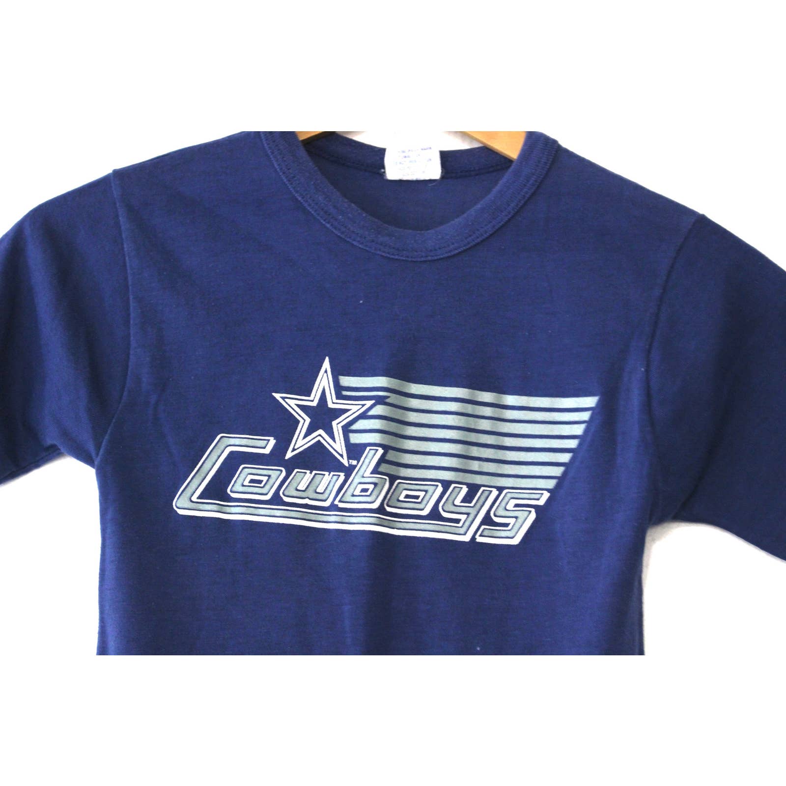 Vintage Kids Dallas Cowboys Football T Shirt Large 