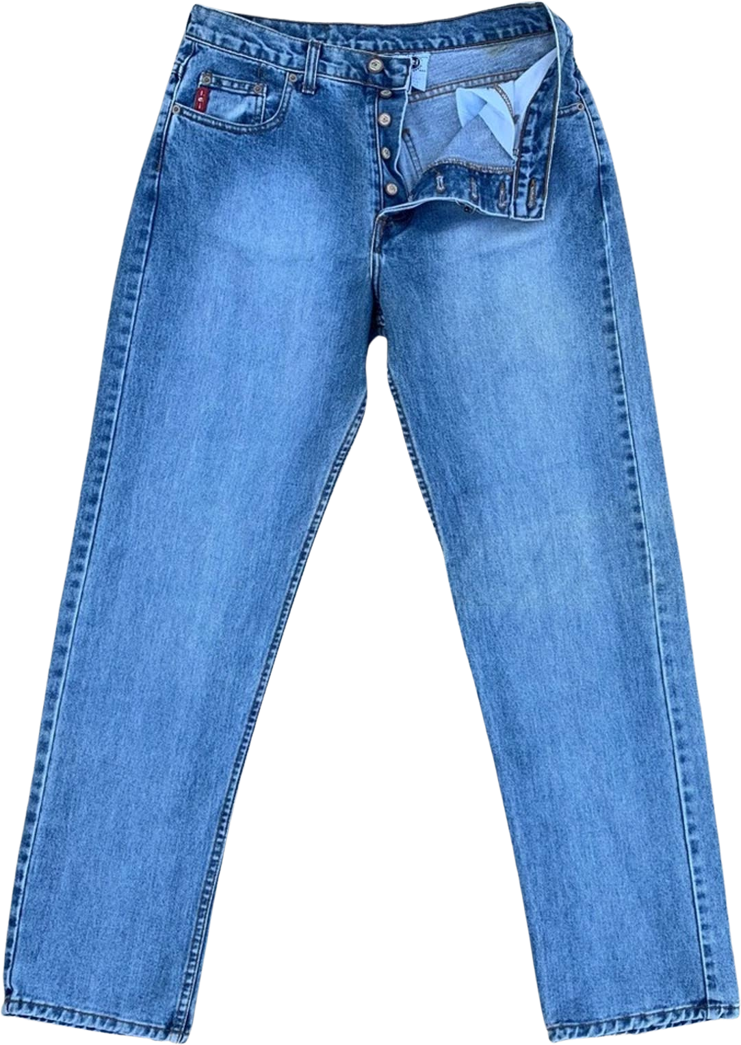 Vintage LEI good Pierced Details High Rise Button Fly Jeans