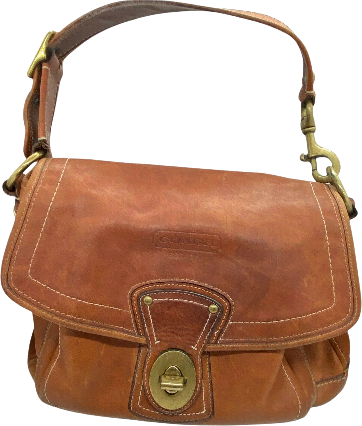 Coach Ali Legacy hotsell Brown leather purse