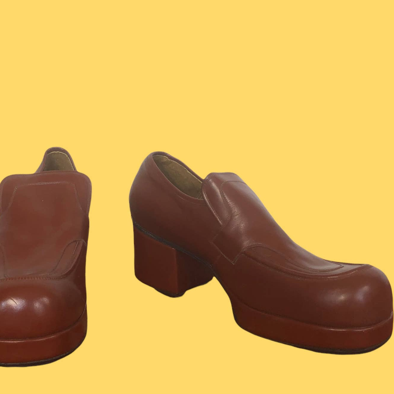 Mens vintage platform shoes shop