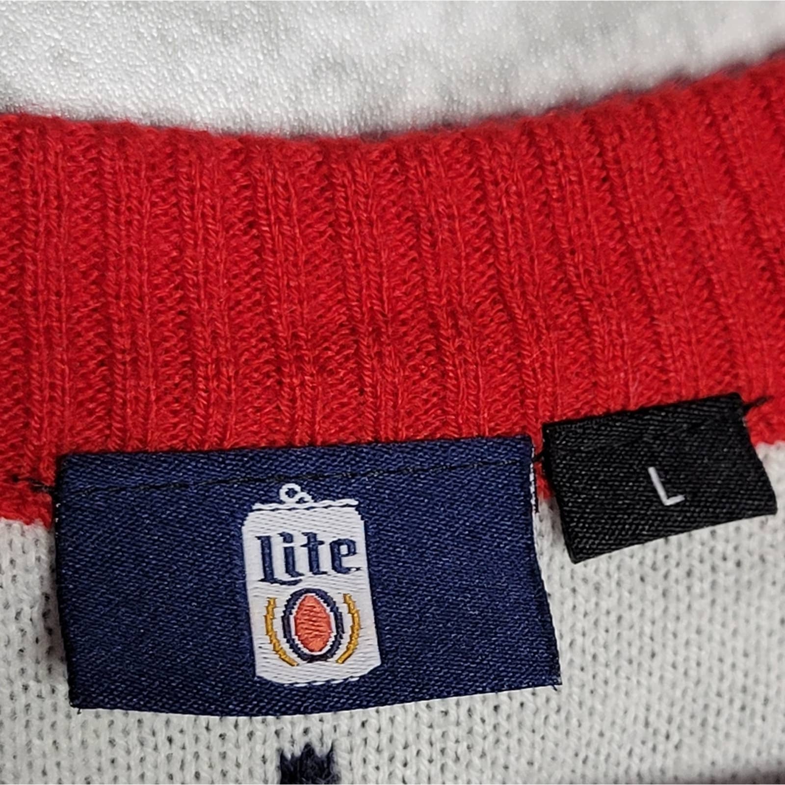 Vintage Miller Lite Beer Sweater Vest by Miller Lite Shop THRILLING