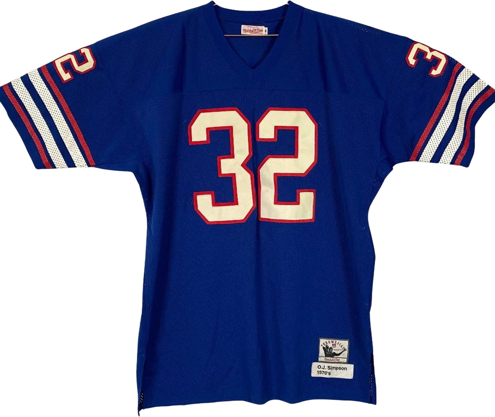 Vtg Buffalo Bills NFL Jersey #32 OJ Simpson Mitchell Ness 58 USA Throwback  70s