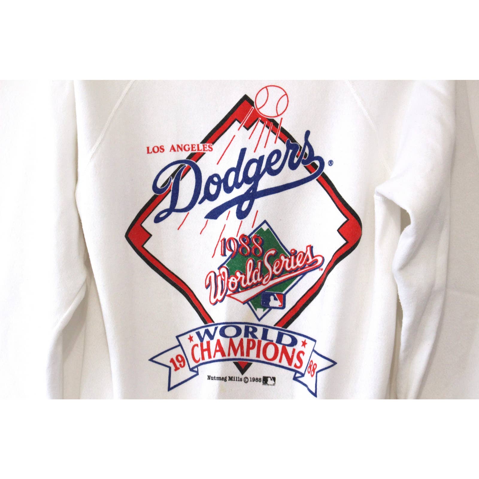 Vintage 1988 Nutmeg Mills LA Los Angeles Dodgers World Series 