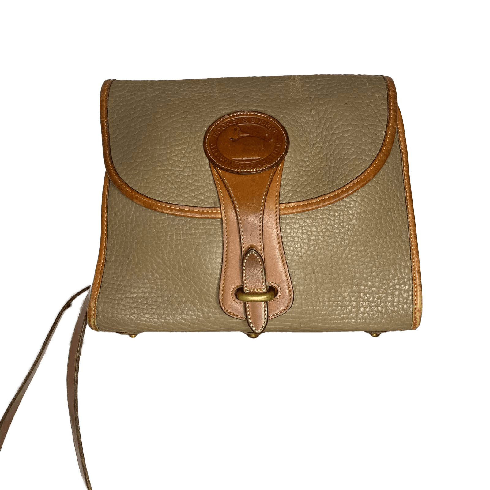 Vintage Dooney and Bourke All-Weather Leather R25 Medium Essex Shoulder Bag