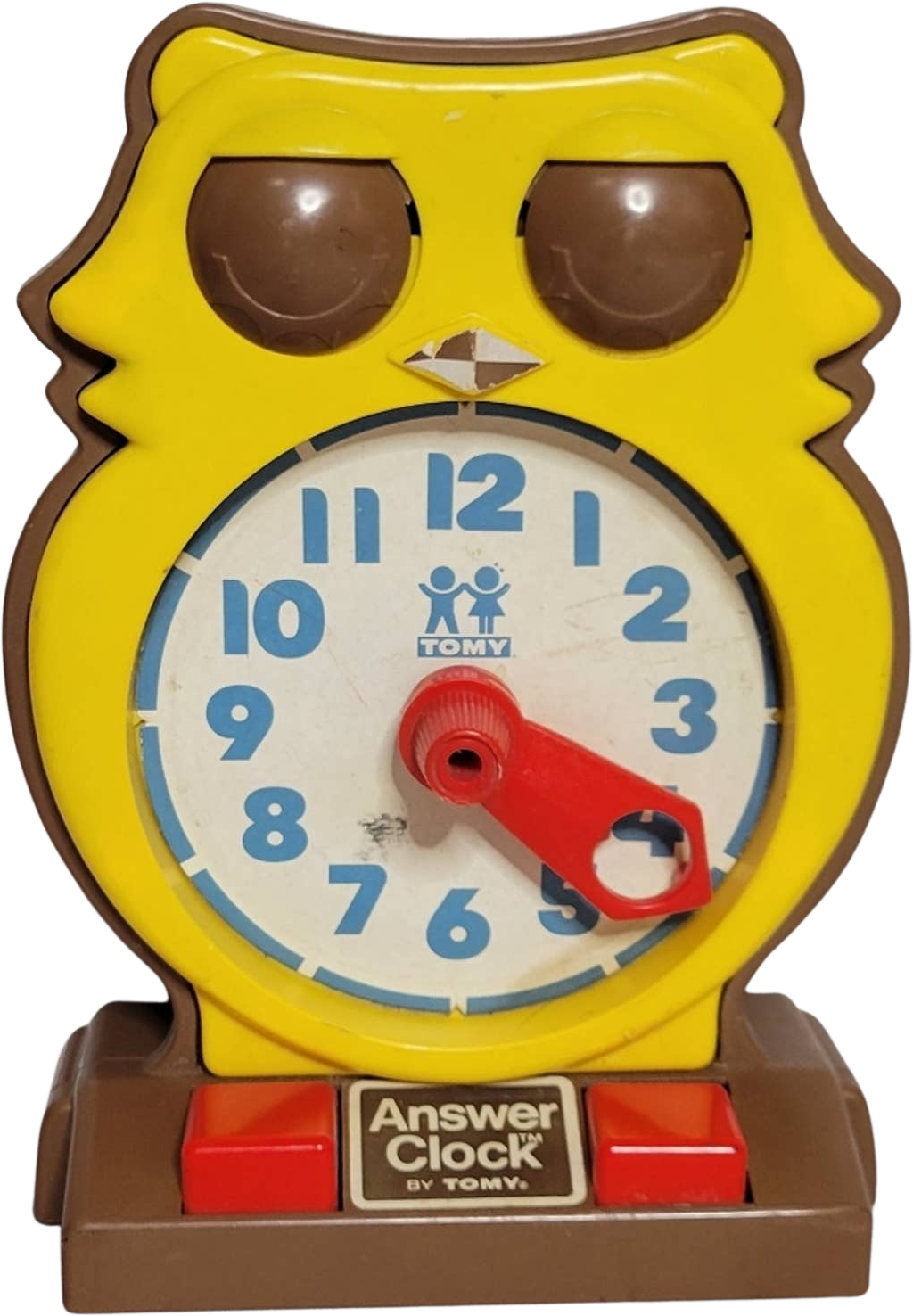 Vintage 1975 Owl Answer Clock by Tomy by Tomy Shop THRILLING