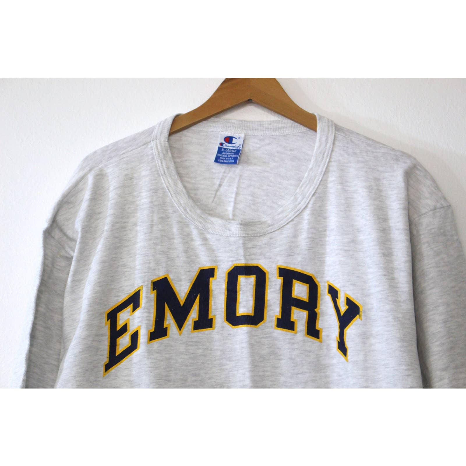 Vintage Emory University Eagles Champion T Shirt XL -   Denmark