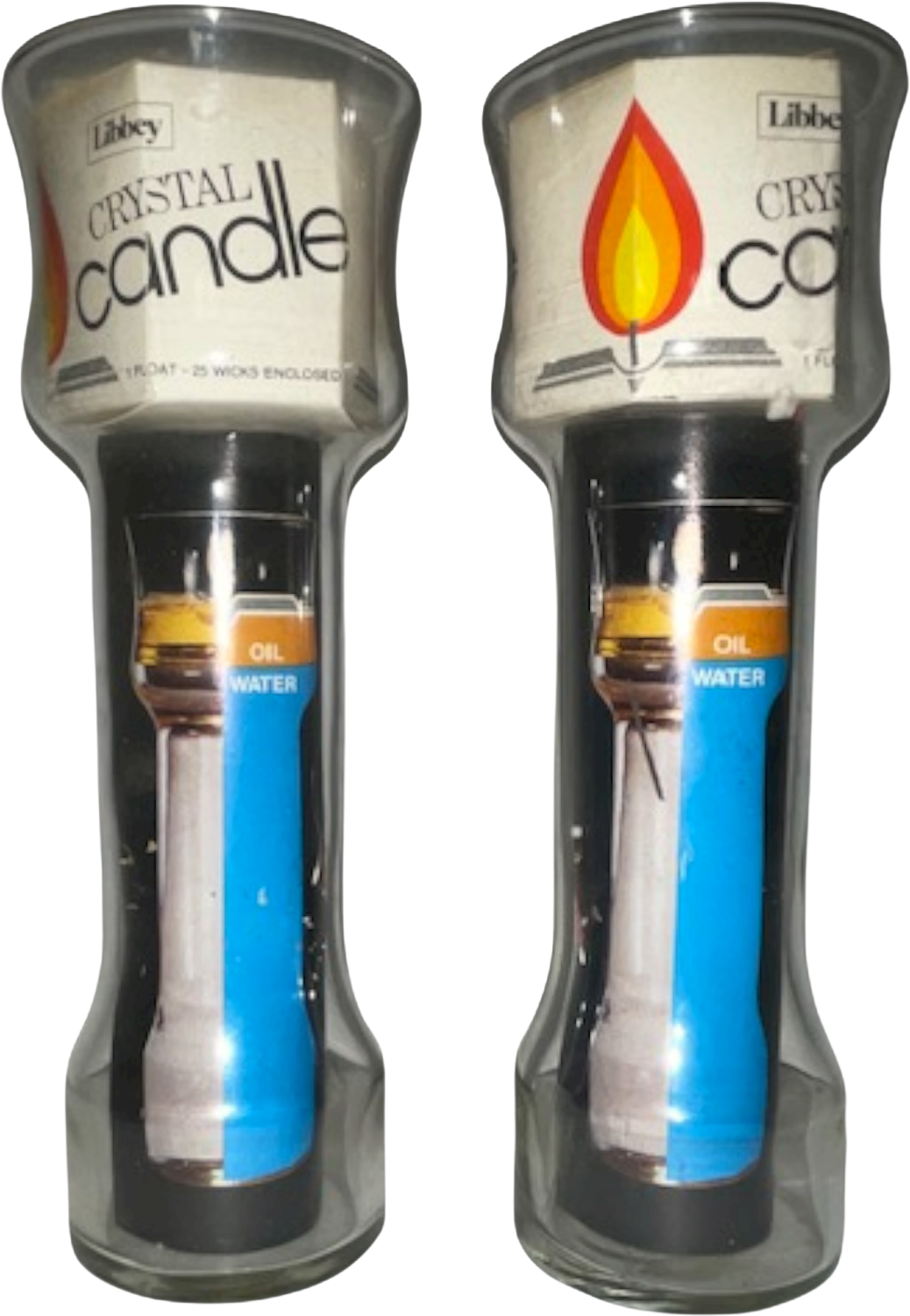 Vintage Crystal Candles 2 Preowned New Condition by Libbey Shop THRILLING