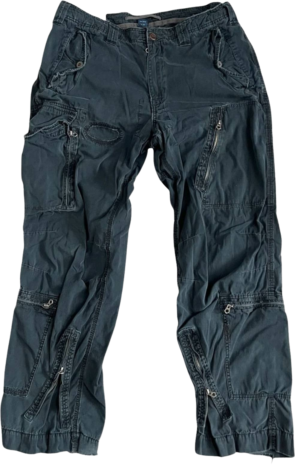 90s Polo Ralph Lauren Co. Antique Black Military Cargo Cotton Pants by  Ralph Lauren