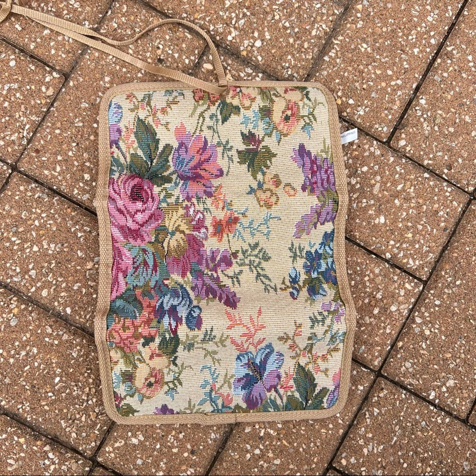 Vintage Floral Tapestry Garment Bag by Hampshire 