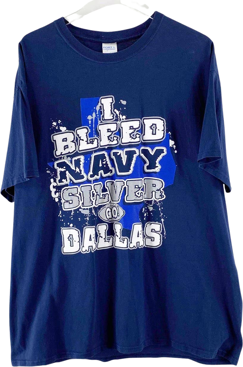 NFL Dallas Cowboys Crop Top - Navy