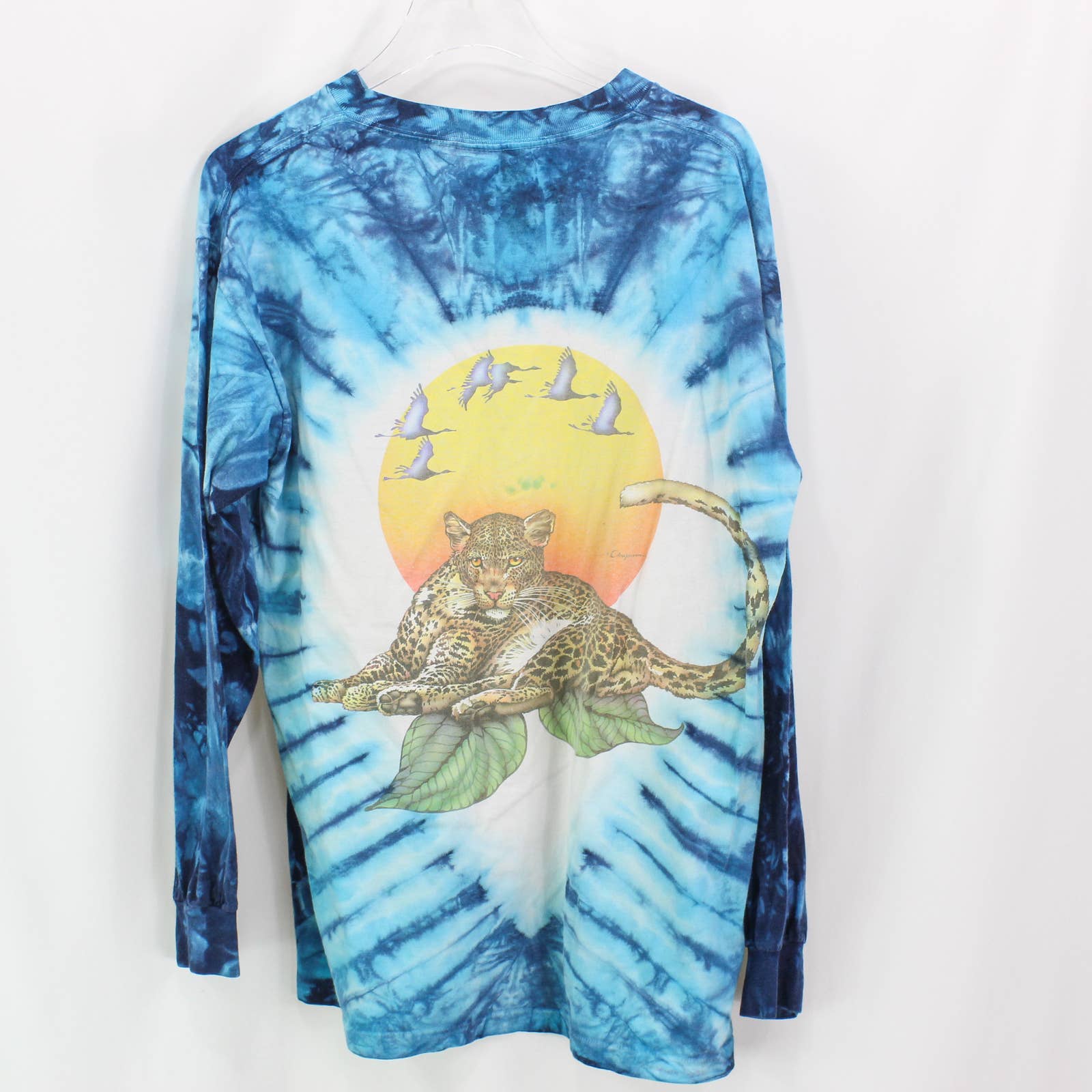 TENNESSEE RIVER Blue Tie Dye Vintage outlet 90s Cotton Wildlife T-Shirt