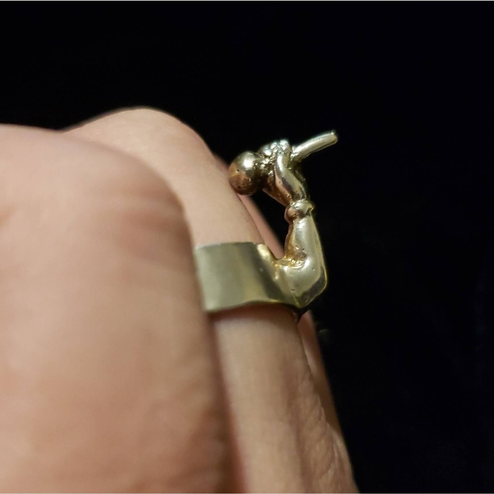 Vintage Handmade Microphone Ring Shop THRILLING