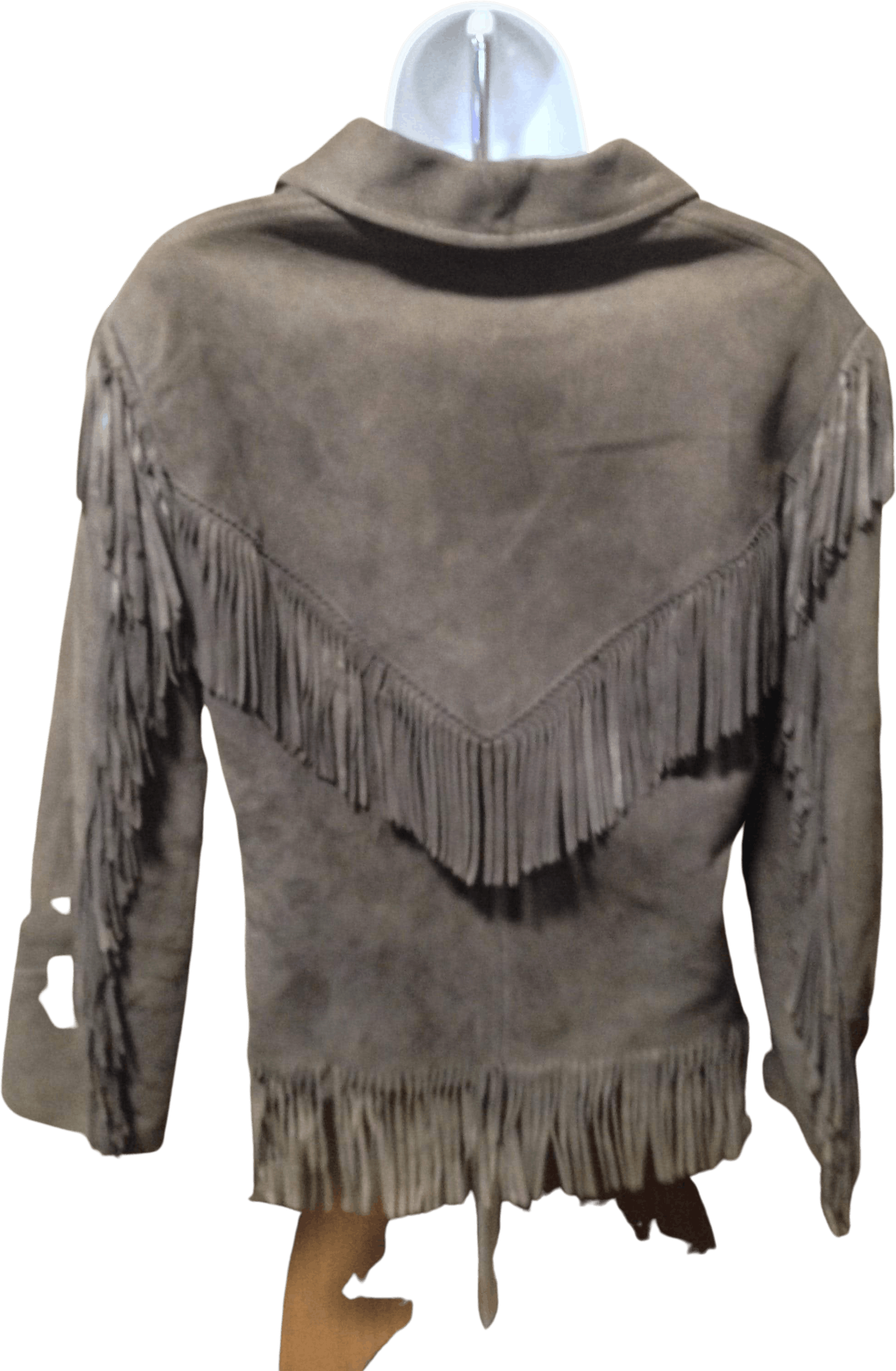 Vintage Suede Leather Western Fringed Jacket by K-bar-Z
