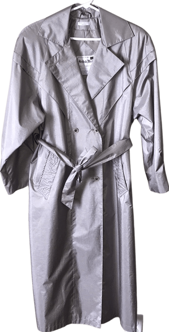 Vintage 80's Classic Rain Trench by British Mist Shop THRILLING