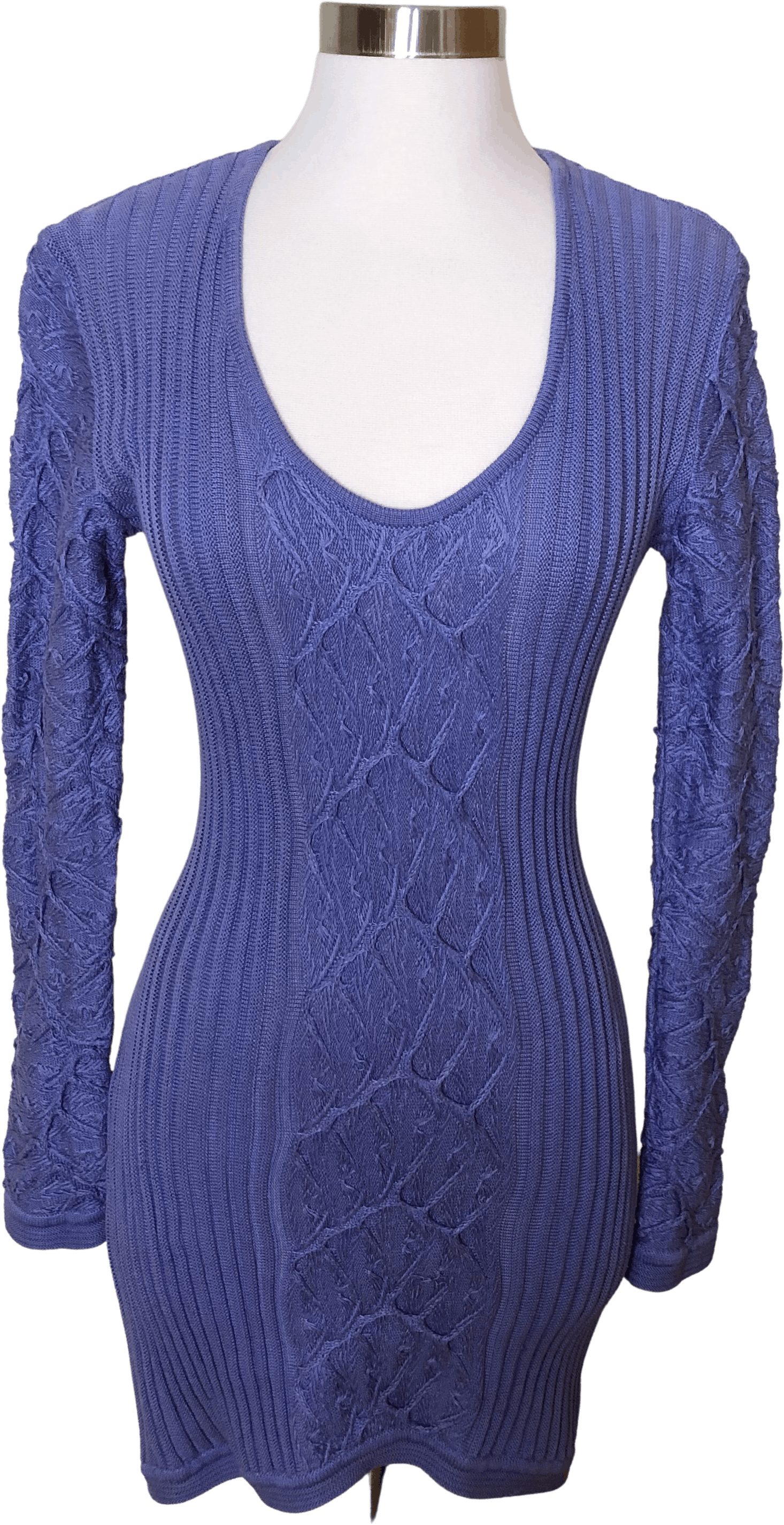 Vintage Purple Sweater Dress by Coogi