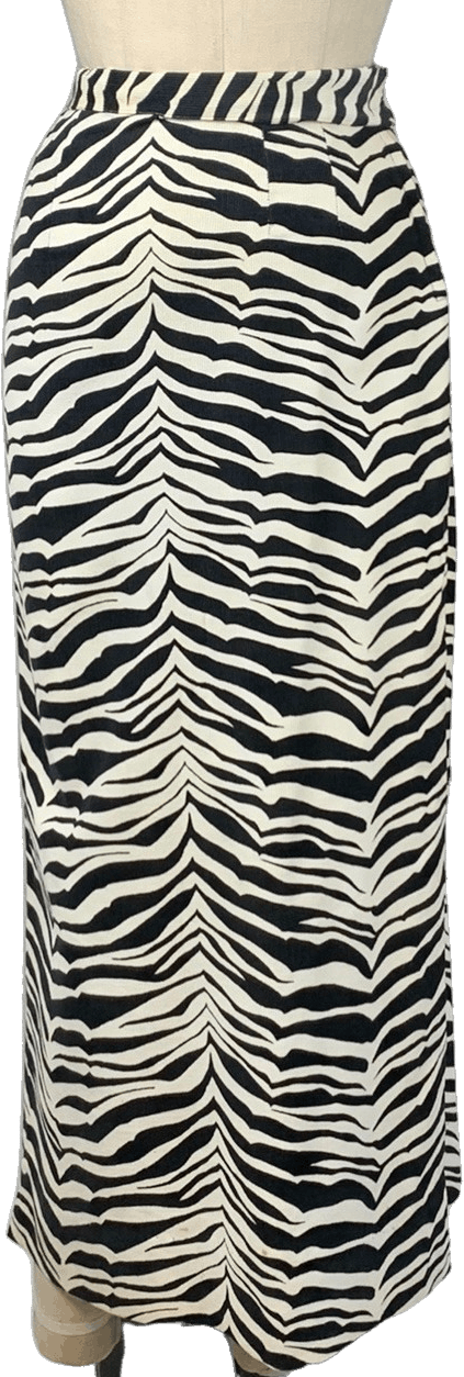 Zebra print skirt xs outlet