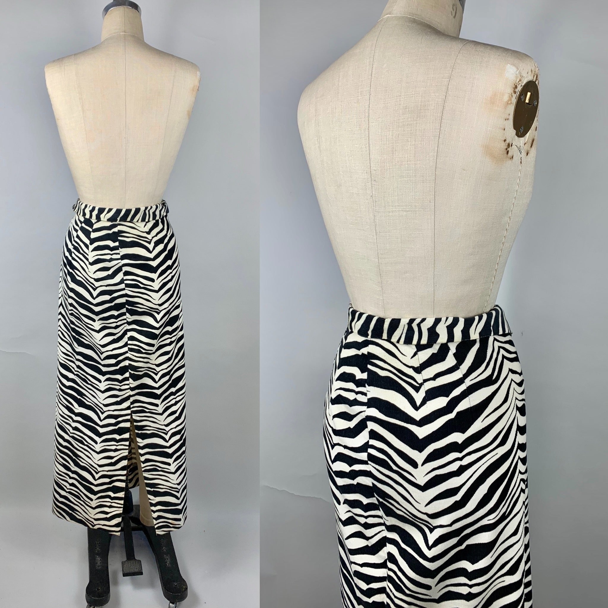 Zebra print shop skirt xs