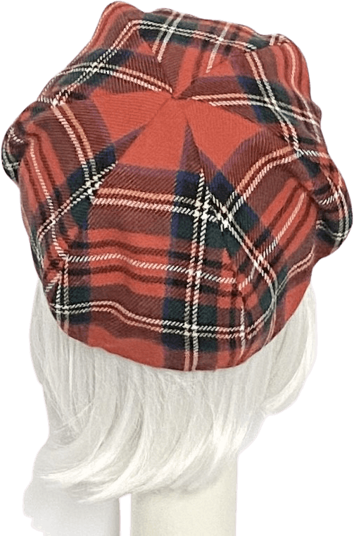 Vintage Wool Plaid Beret Hat by Bella Starr Shop THRILLING