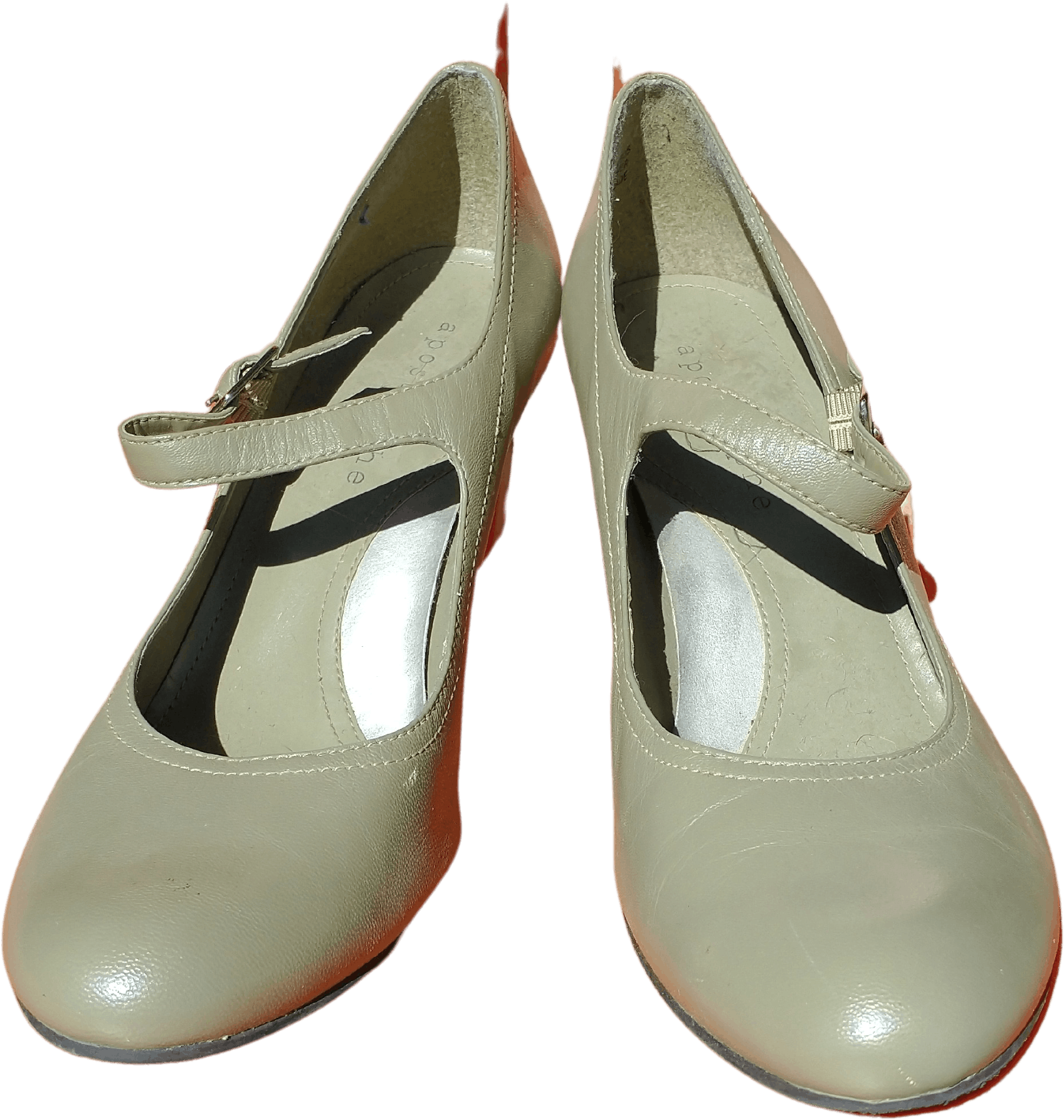 Vintage 00's Khaki Green Pumps | Shop THRILLING