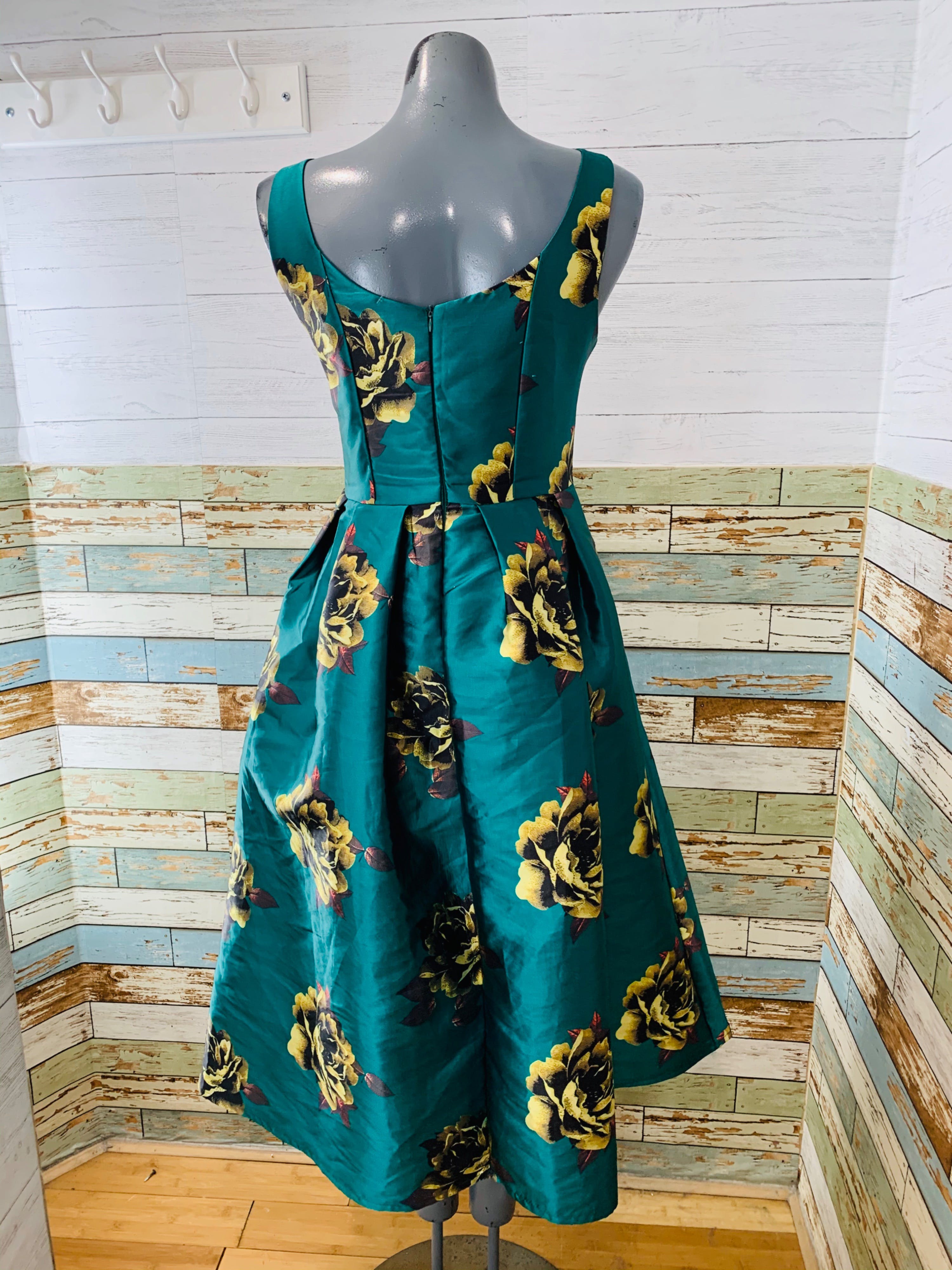 Vintage 00's Revival Rayon Full Skirted Floral Dress | Shop THRILLING