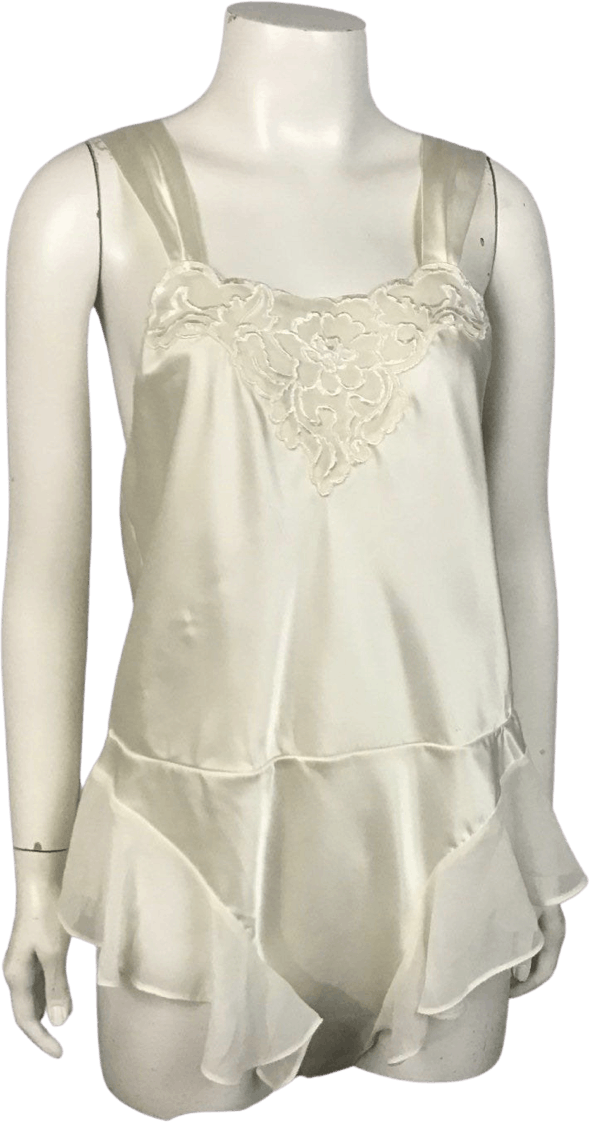 Vintage 80’s Lacy White Lingerie Set By Indulgence Shop Thrilling