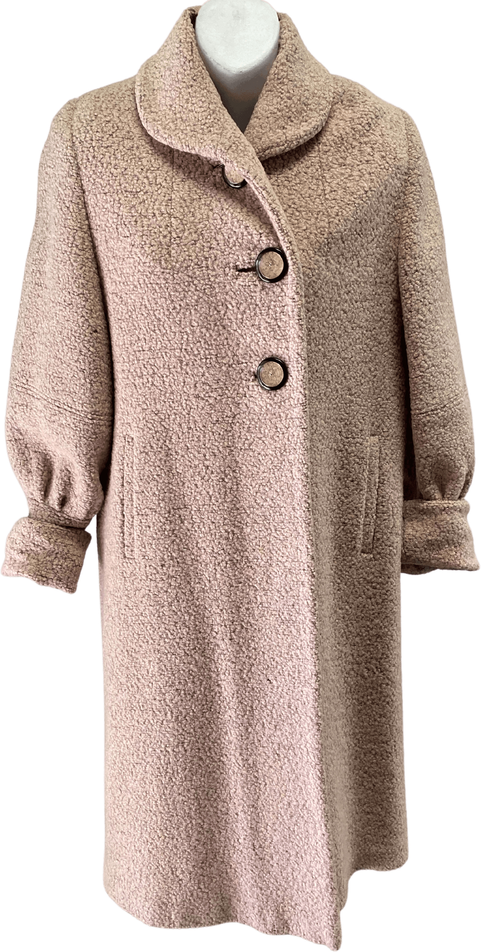 Blush 2024 boucle coat