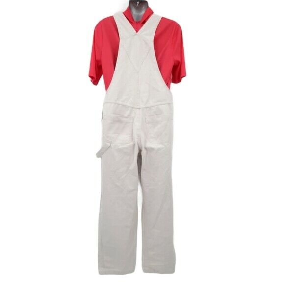 Vintage 90’s Khaki Bib Overalls by BUM Equipment Shop THRILLING