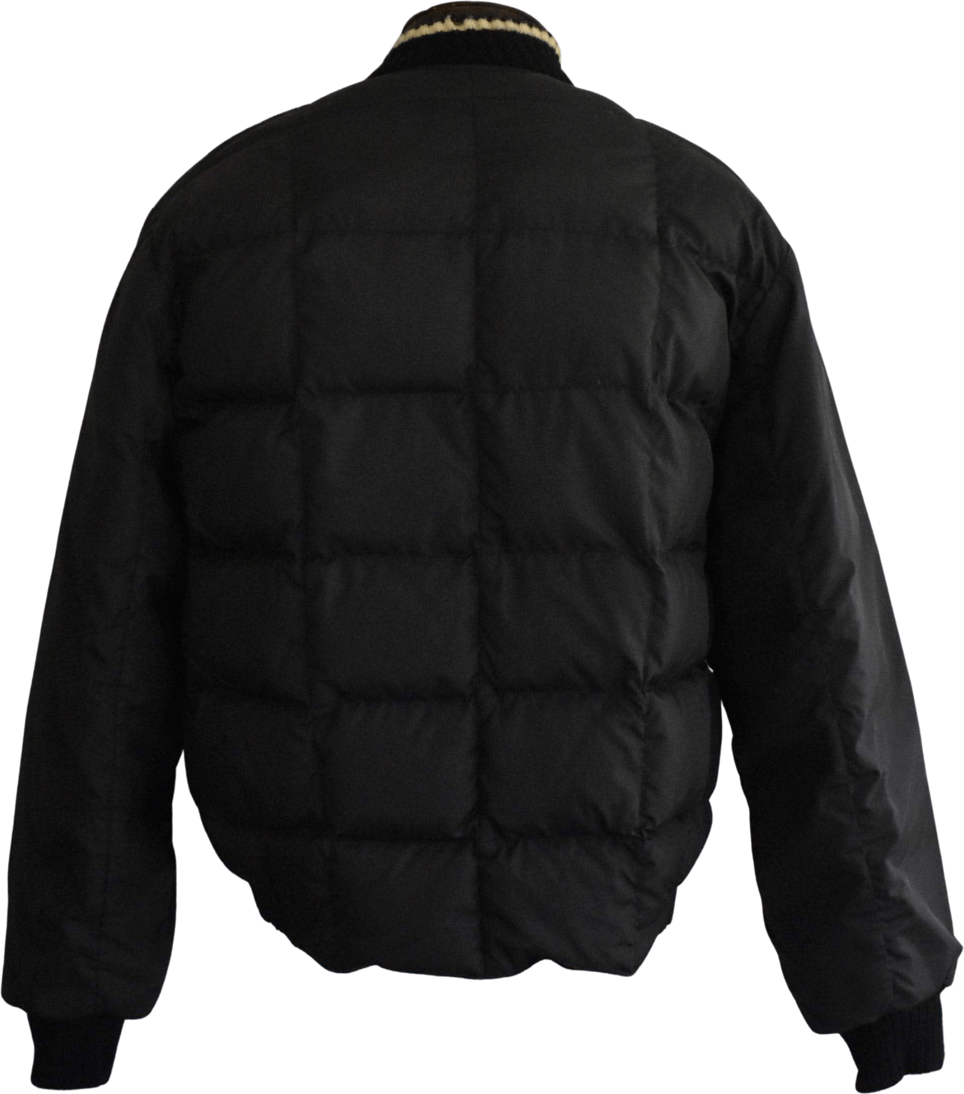 Vintage 50's Down Black Puffer Jacket by Seattle Quilt Mfg. Co. Shop