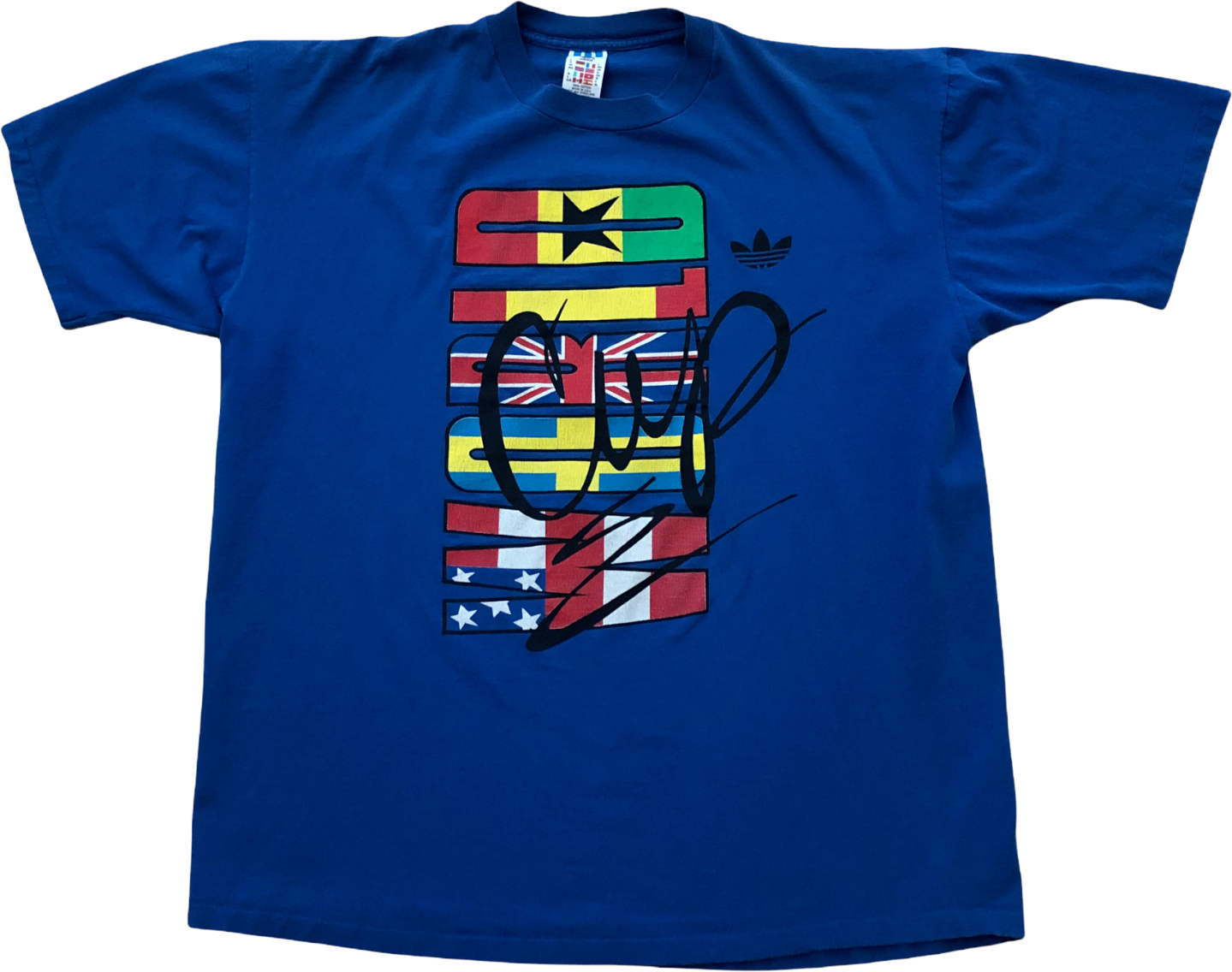 Adidas world best sale flag shirt