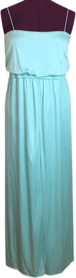 Vintage 60's/70's Mint Green Long Flowing Disco Gown & Capelet | Shop ...