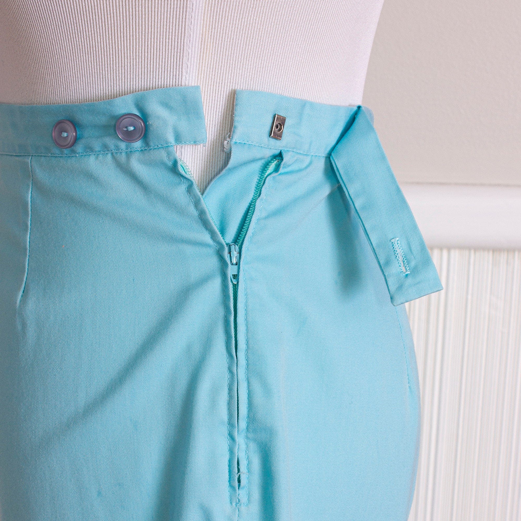 Charlotte bermuda- retro blue