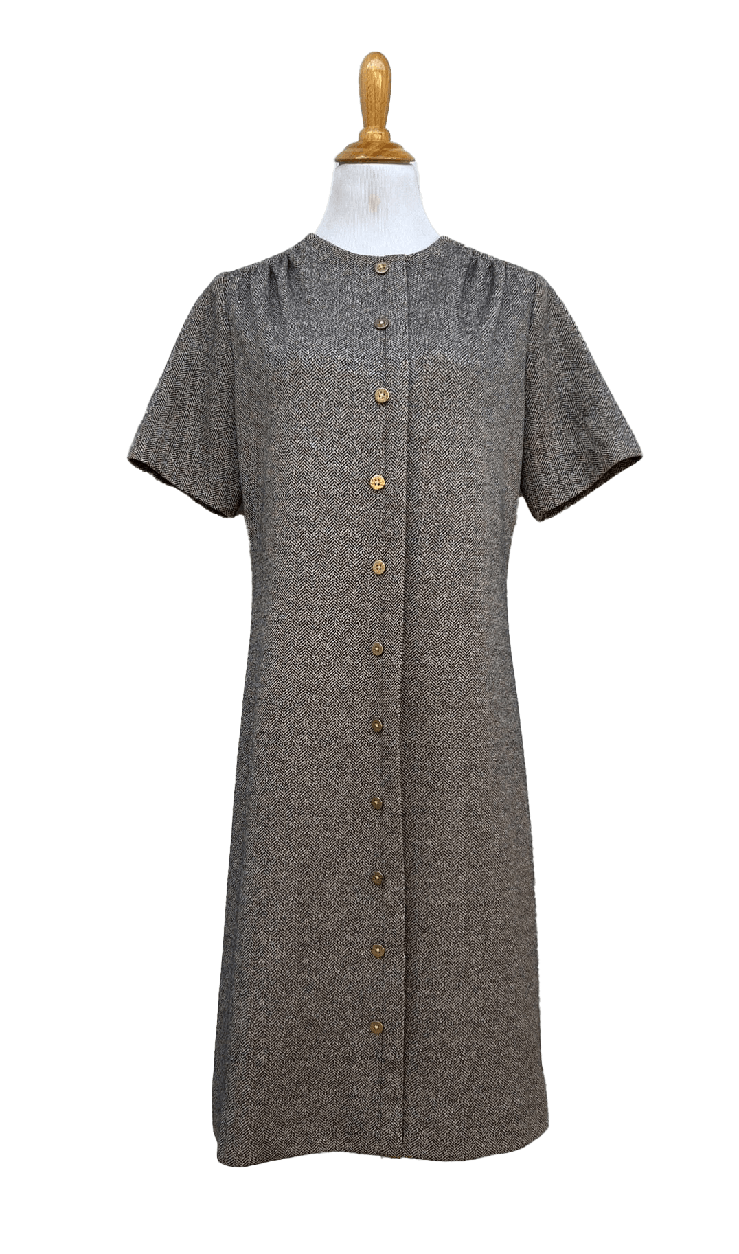 Short Sleeve Trapeze Dress