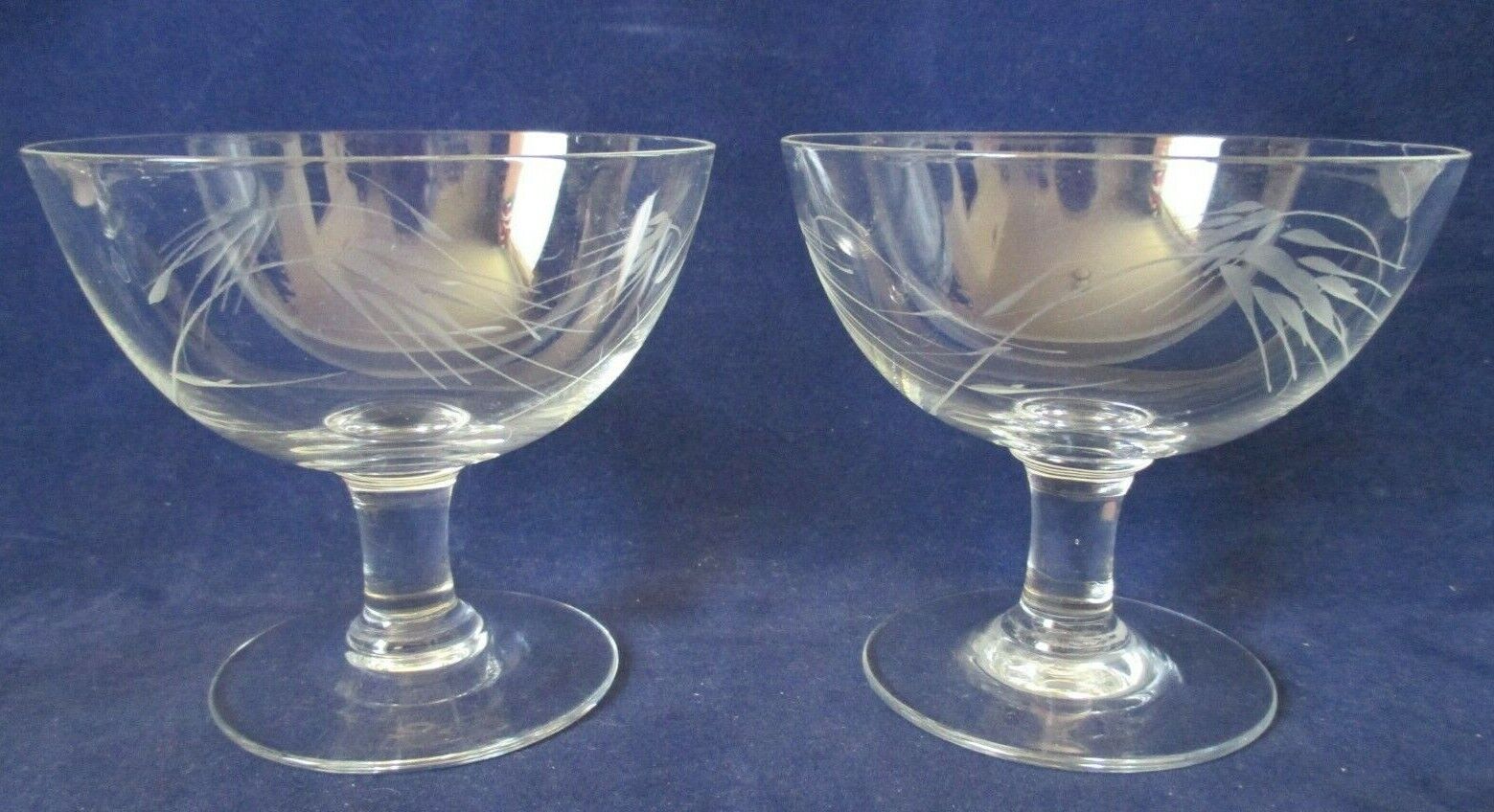 Vintage Sasaki Noritake Wheat Pattern Low Sherbet Champagne Smooth Ste ...