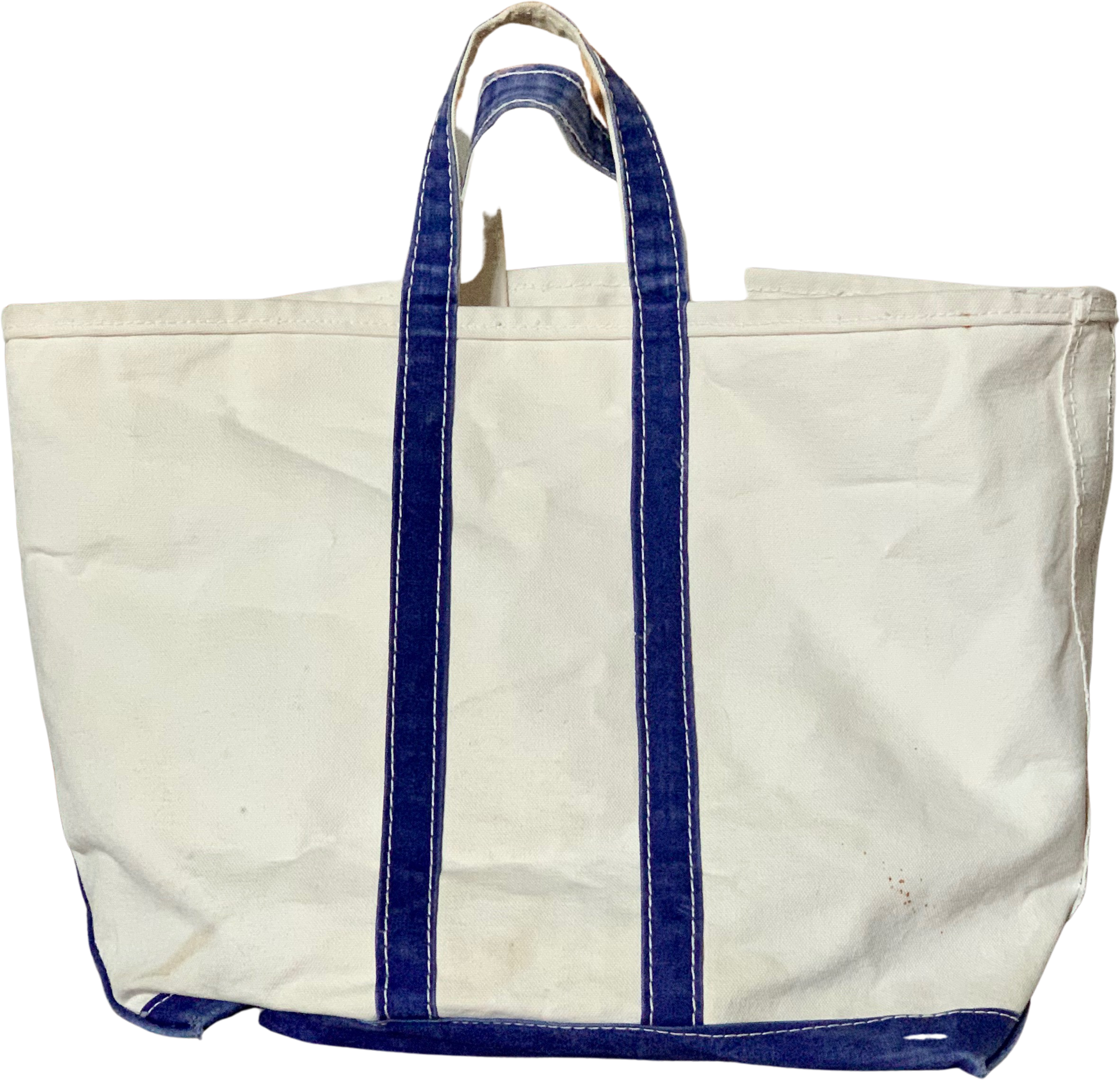 70s 80s Ll Bean Extra Large Canvas Boat N Tote by L.l. Bean