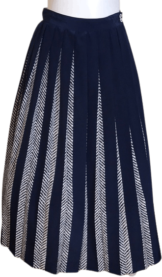 Jupe Liz Claiborne Bleue Taille 14 - Style Crayon Longueur Genou - Occasion Très Bon état