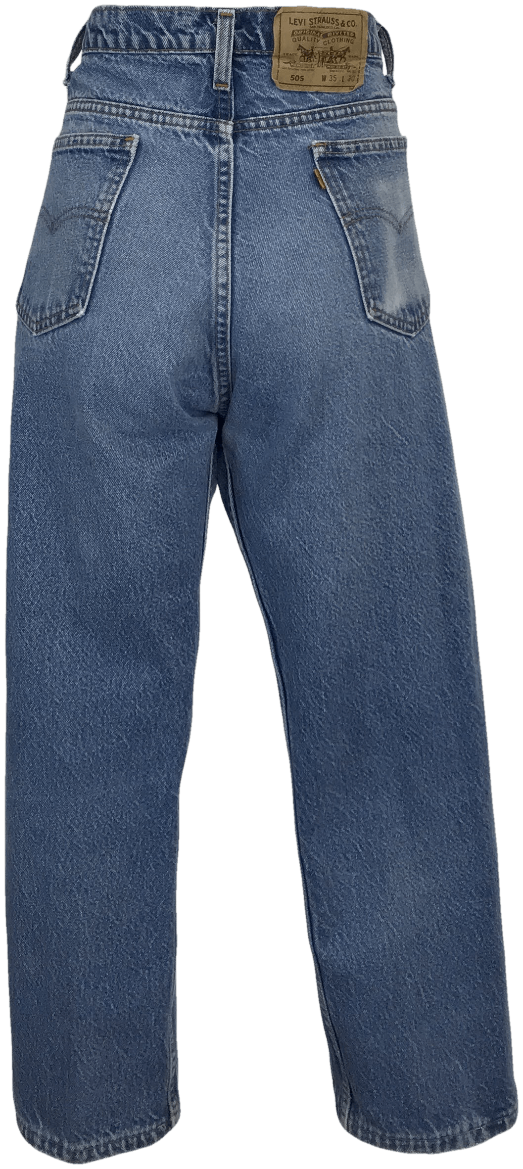 Vintage 80's Orange Tab Levis 505 Mid Rise Blue Jeans by Levi's | Shop ...