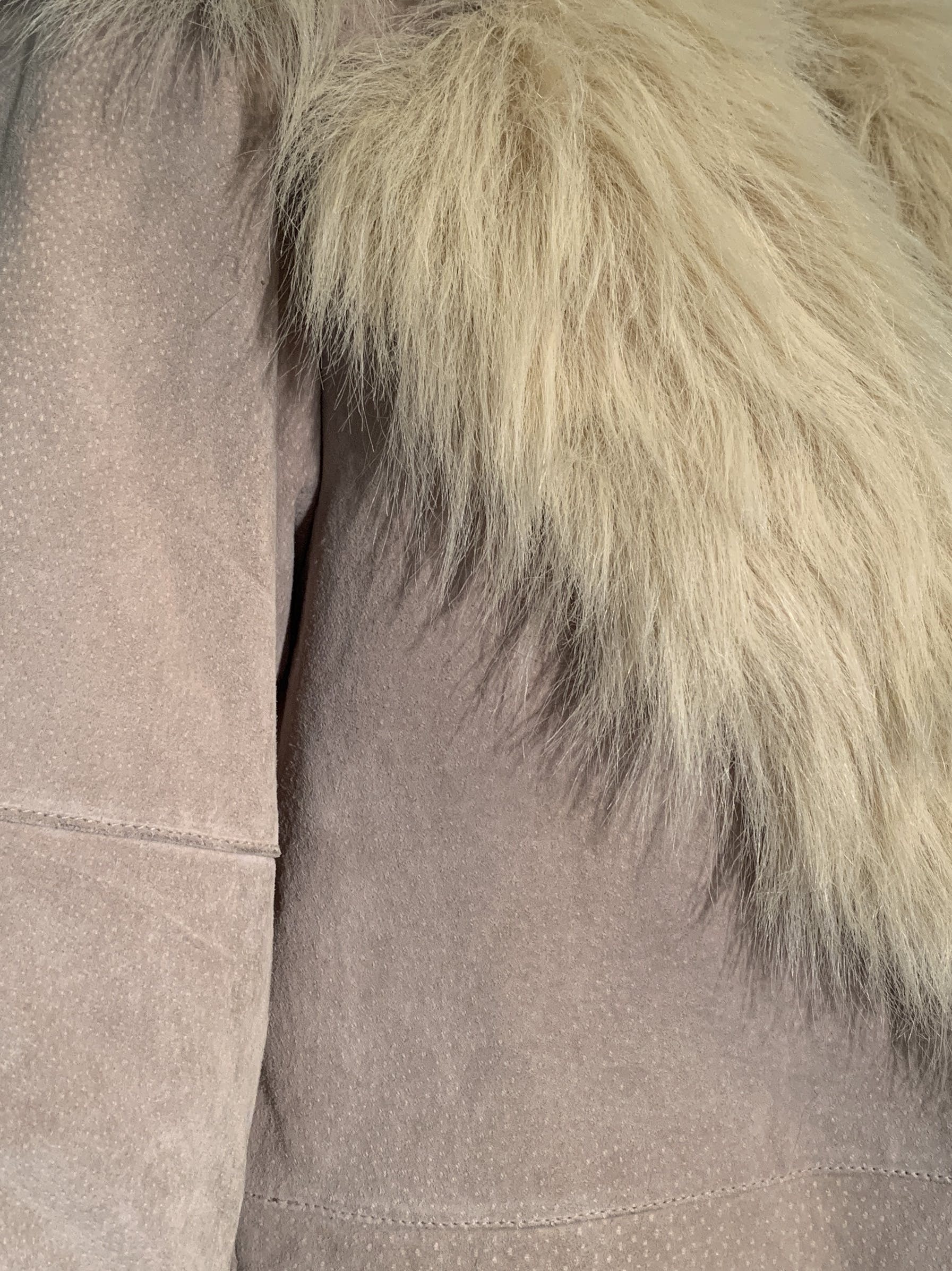 Vintage 80’s Suede and Faux Fur Cami Coat | Shop THRILLING