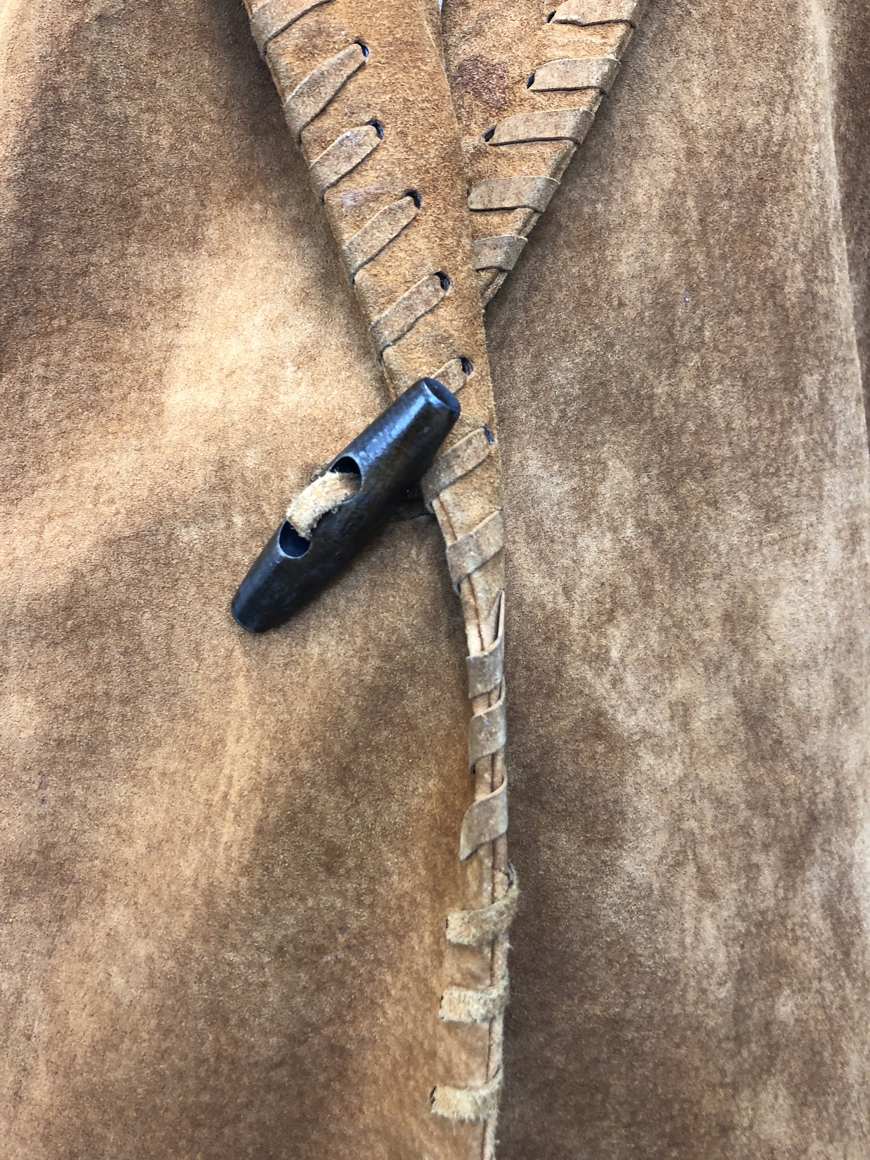 Vintage 80’s Suede Toggle Button Jacket by Cedars | Shop THRILLING