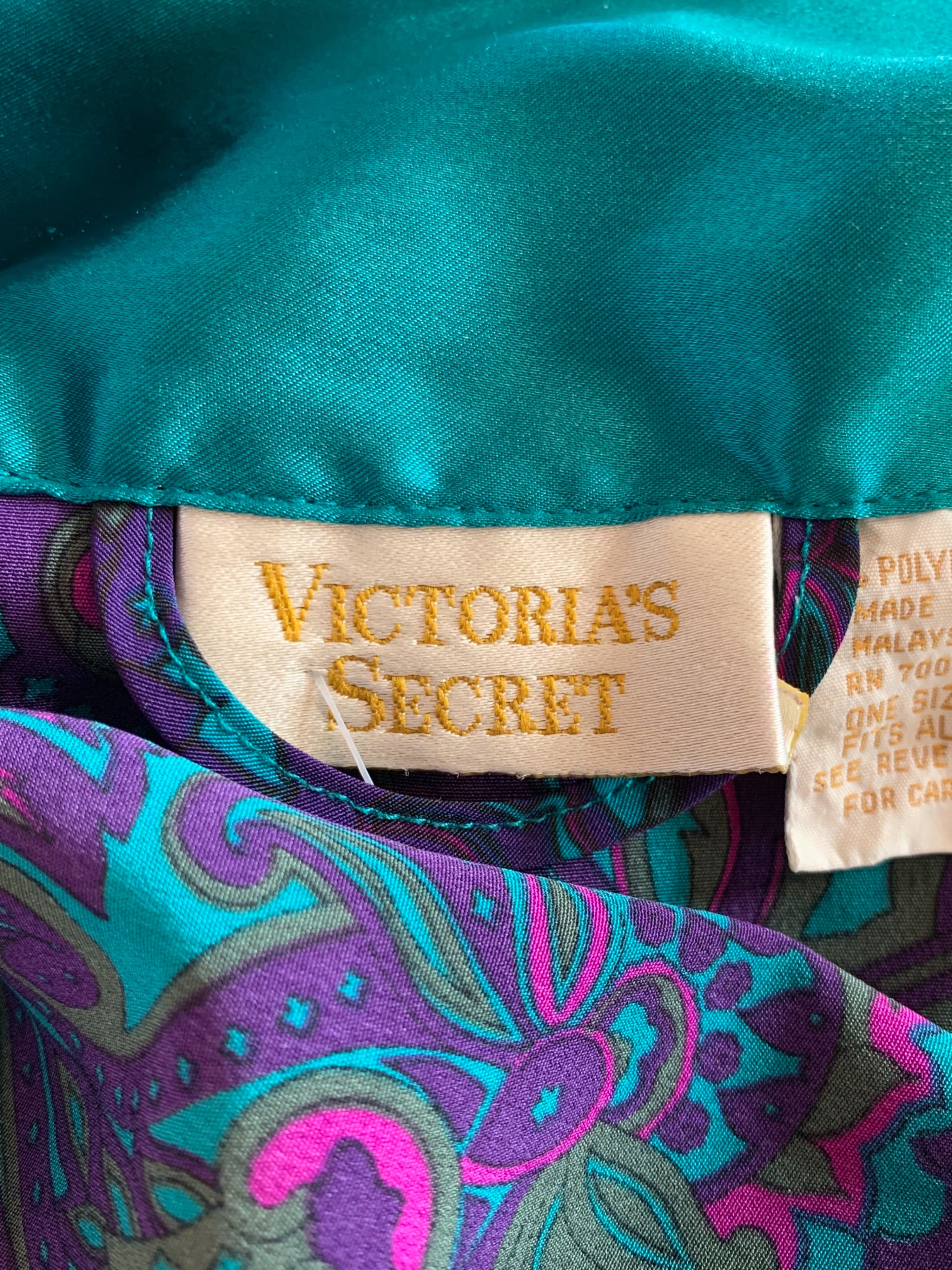 Vintage 80s Victoria's Secret Gold Label Robe by Victoria's Secret ...