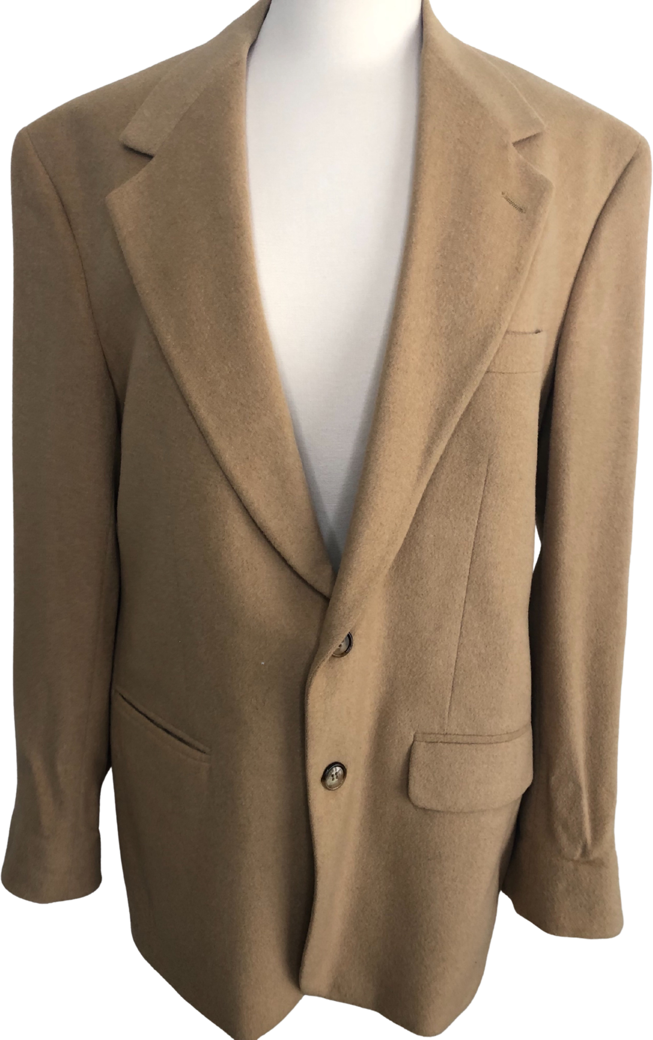 Bill blass clearance camel hair blazer