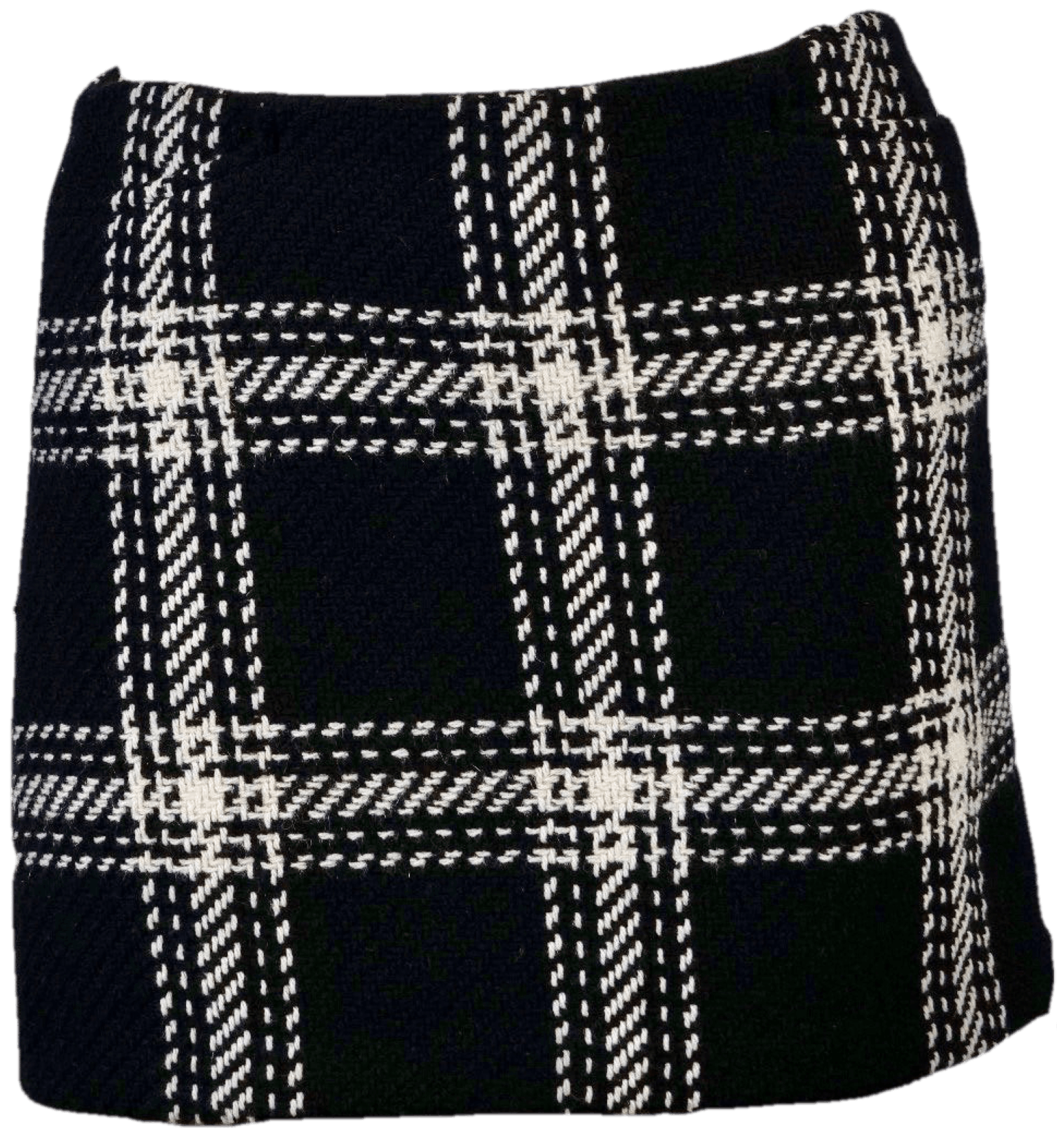 Vintage 90's Black and White Plaid Mini Skirt by Gap | Shop THRILLING