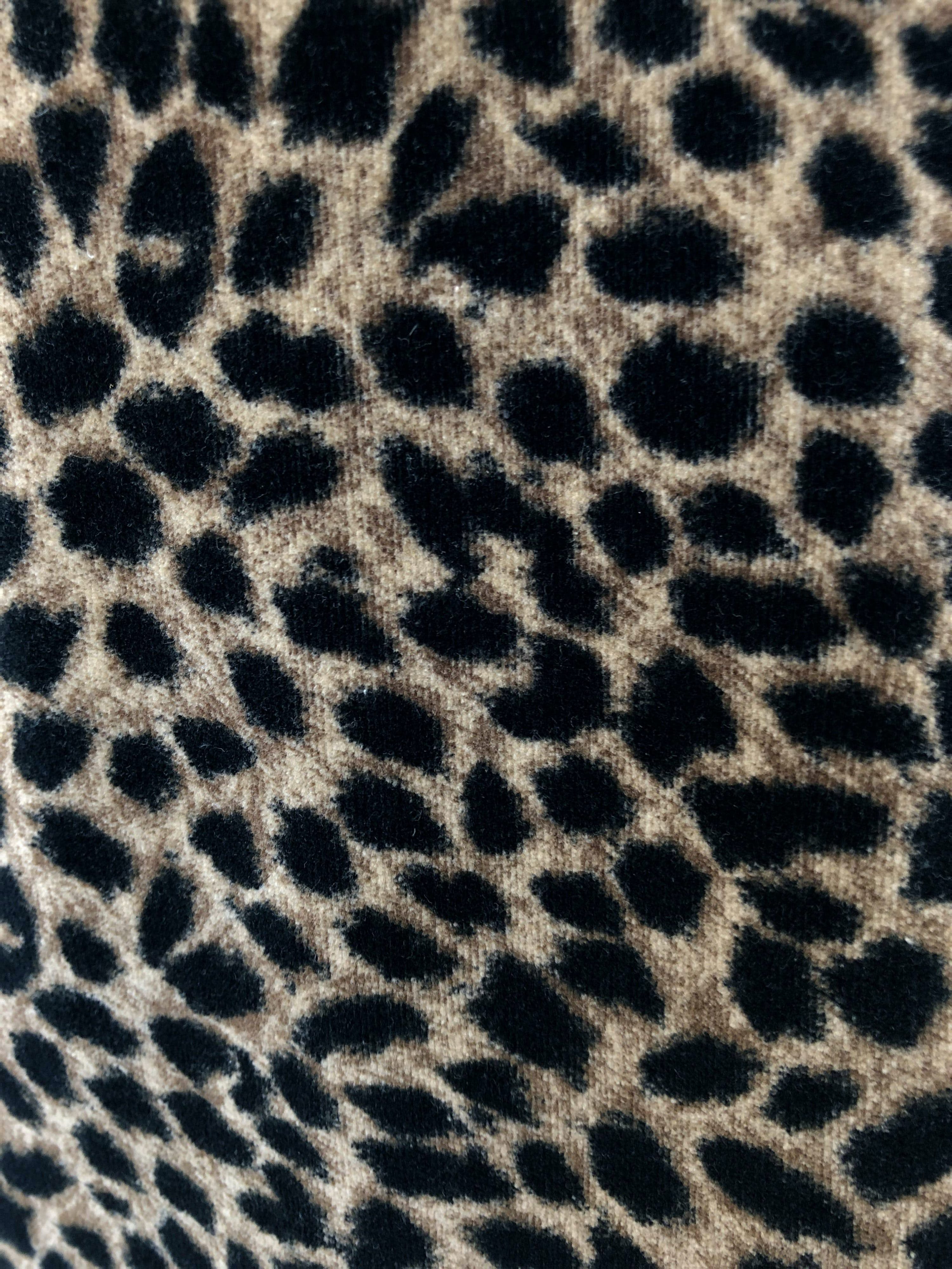Vintage 90's Fuzzy Cheetah Print Pencil Skirt by Jones Wear