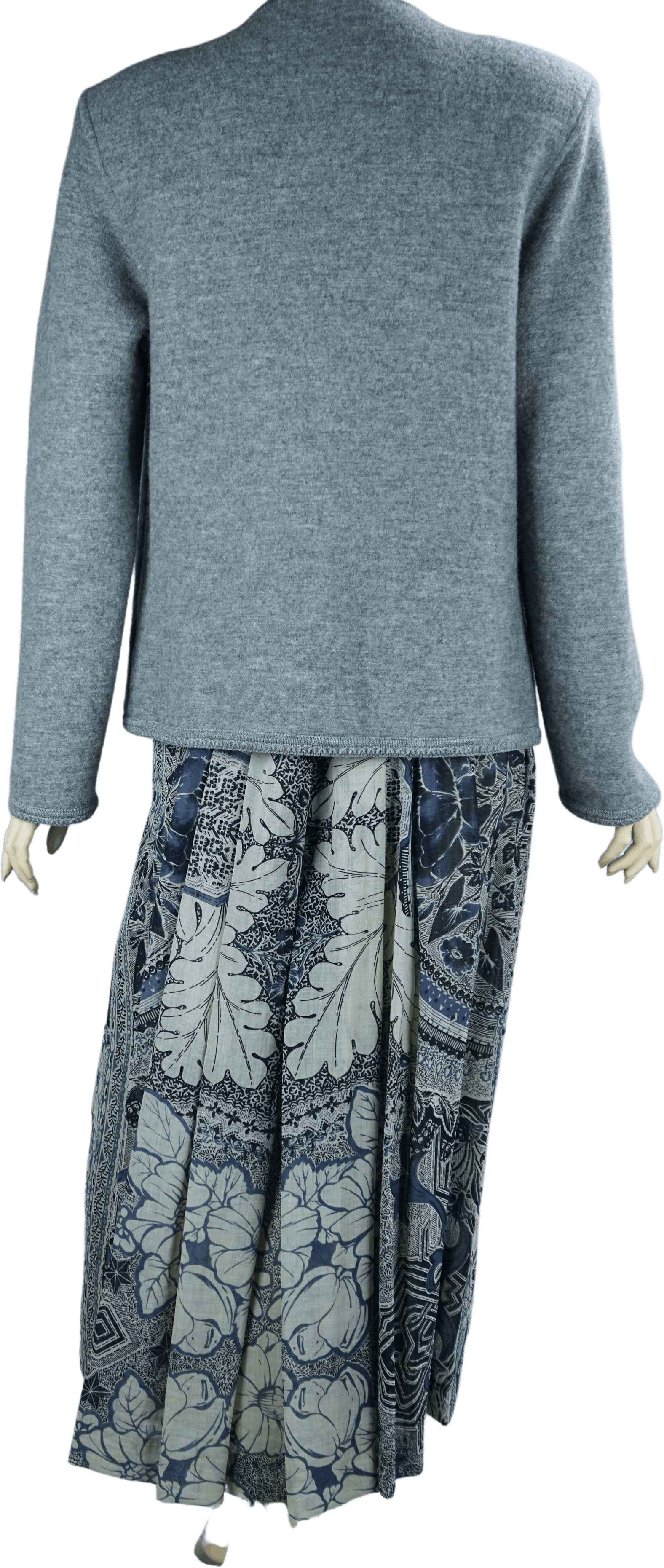 Vintage 90's Gray Boiled Wool Jacket by Geiger | Shop THRILLING
