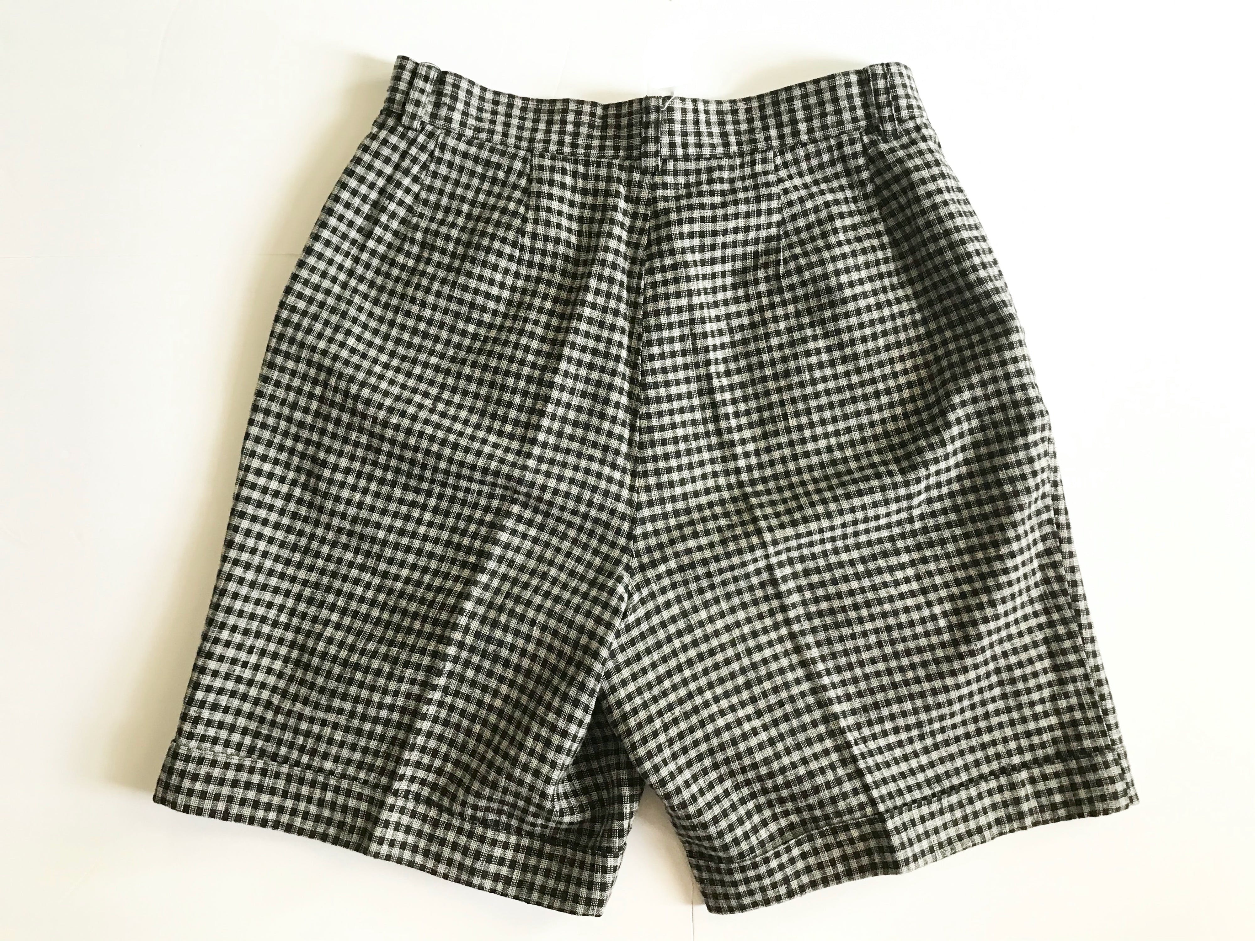 Vintage 90's Plaid Checkered High Waisted Shorts by Ruff Hewn | Shop ...