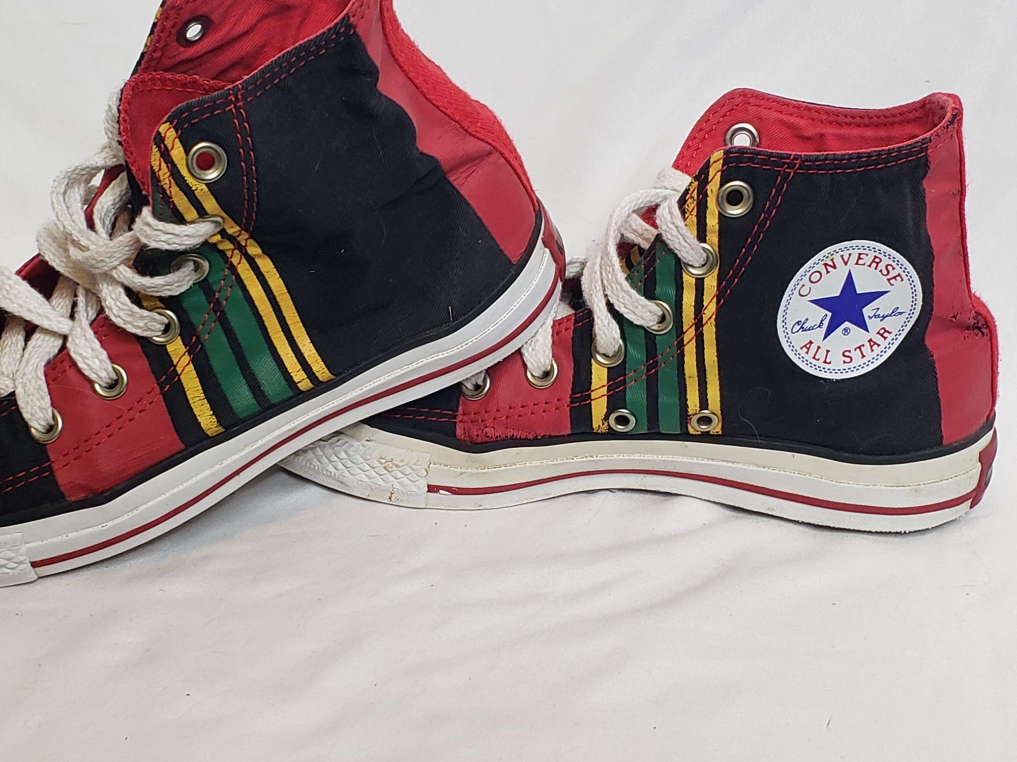 Convers Rasta Vintage 00s 2001 Chuck Taylor Rasta Hi Top By Converse All Star | Shop ...