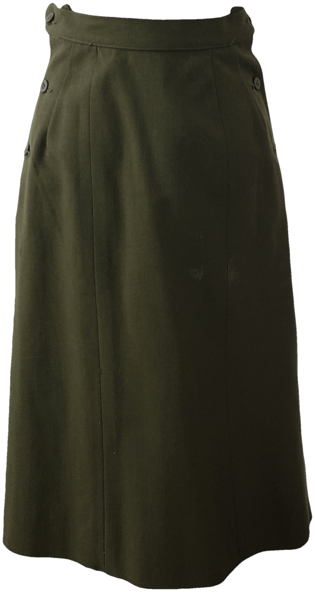 Button down green skirt Clearance