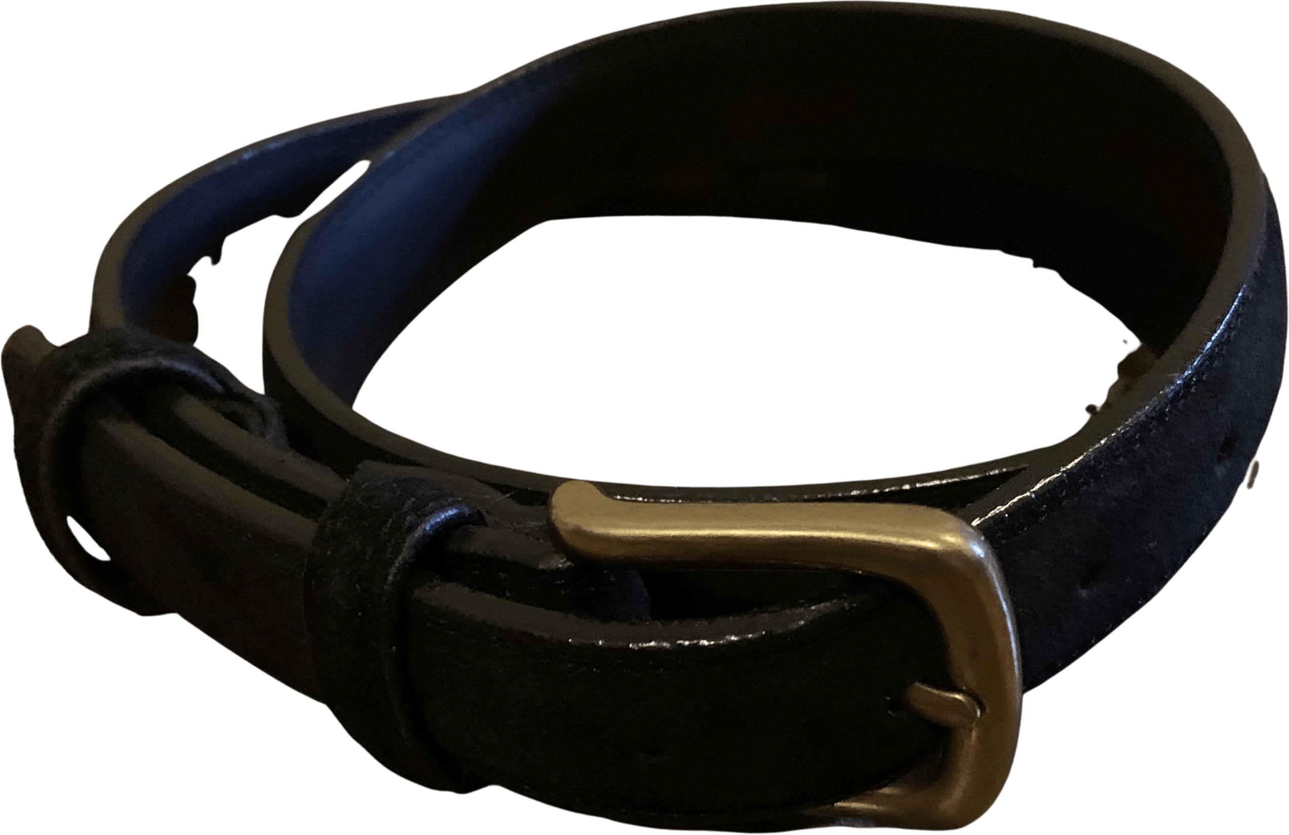 Vintage 90's Black Suede Belt by Eddie Bauer Shop THRILLING