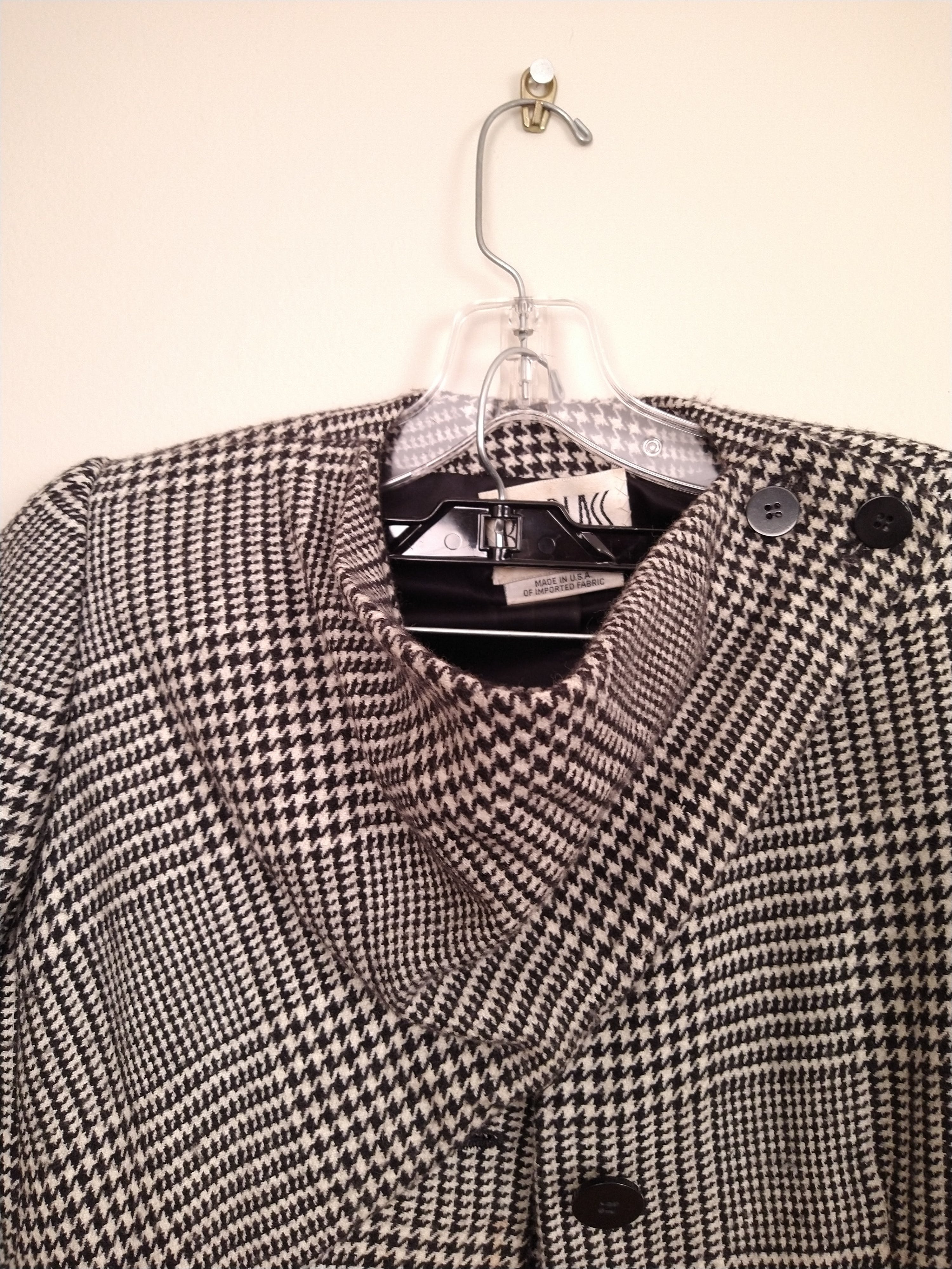 Vintage 80's Draped Houndstooth Suit by Bill Blass | Shop THRILLING