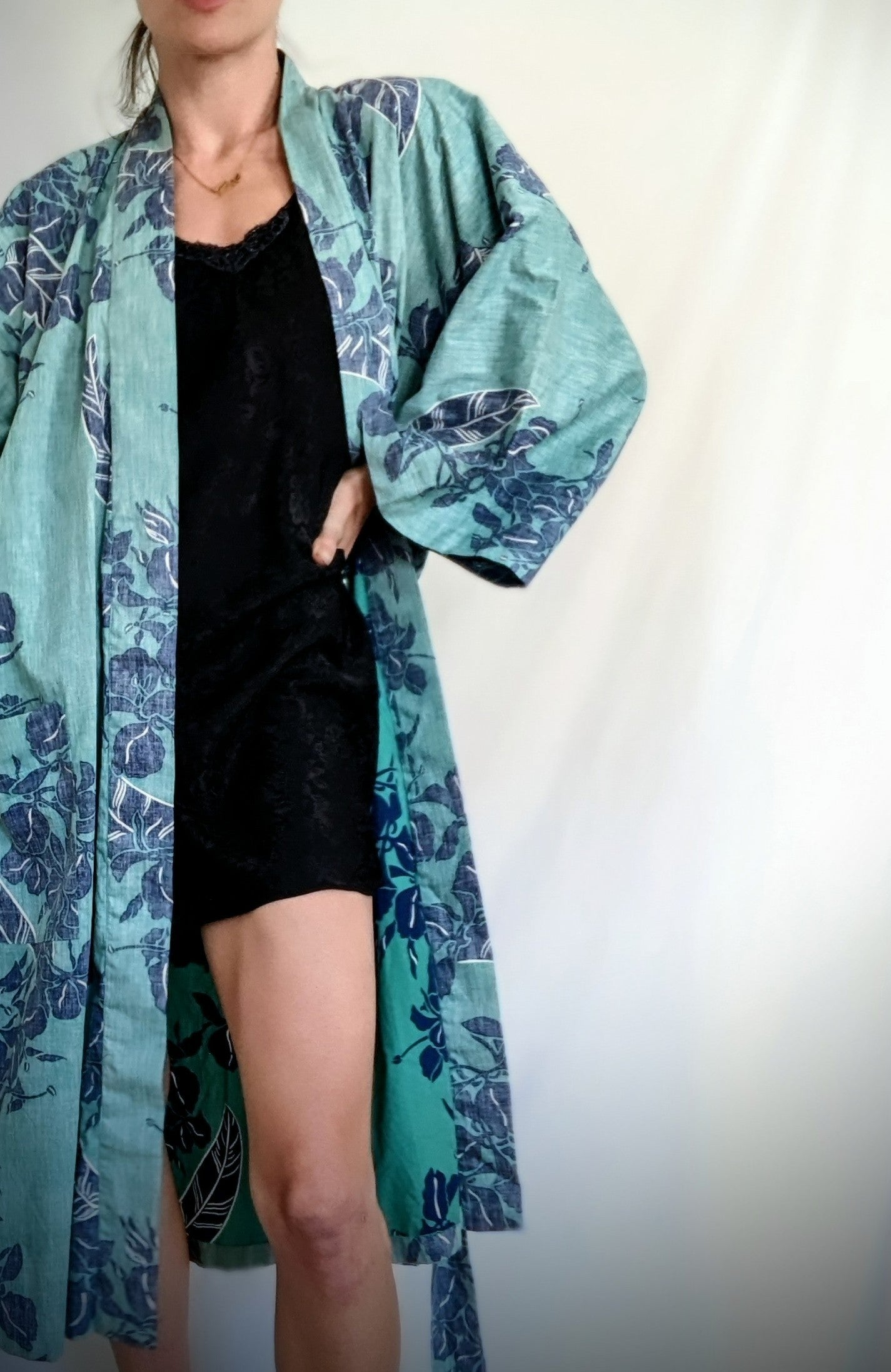 Vintage 70s 80s Inside Out Floral Print Robe by Reyn Spooner | Shop ...