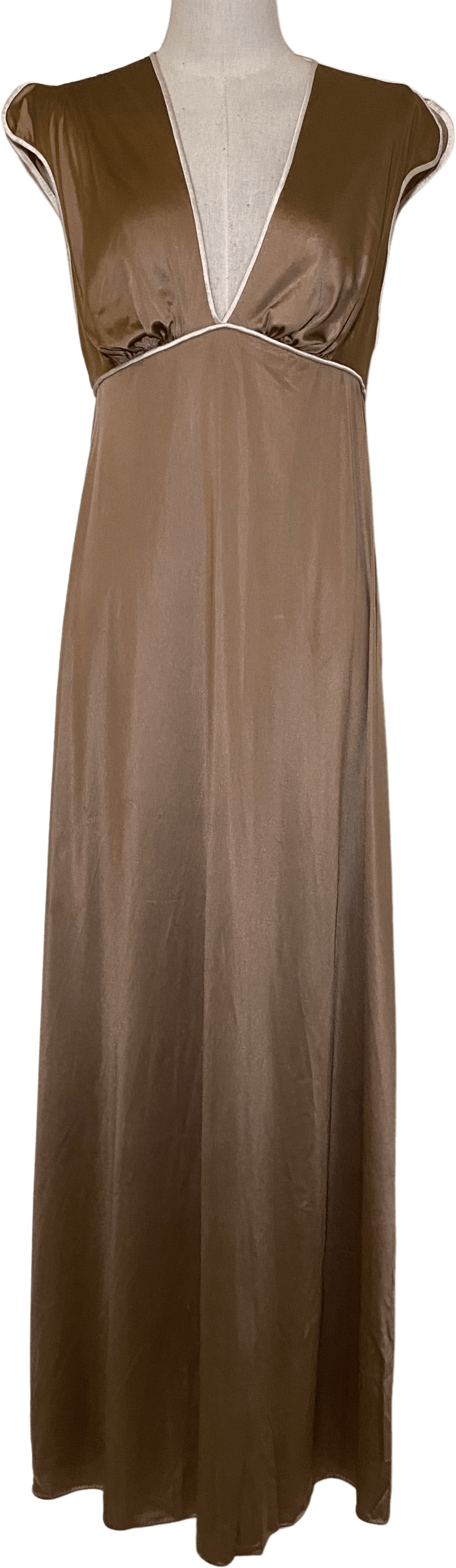 Robe Maxi Sans Manches Hugo Boss En Soie Rose - Taille US 4 (IT 40), Neuve Avec Étiquettes